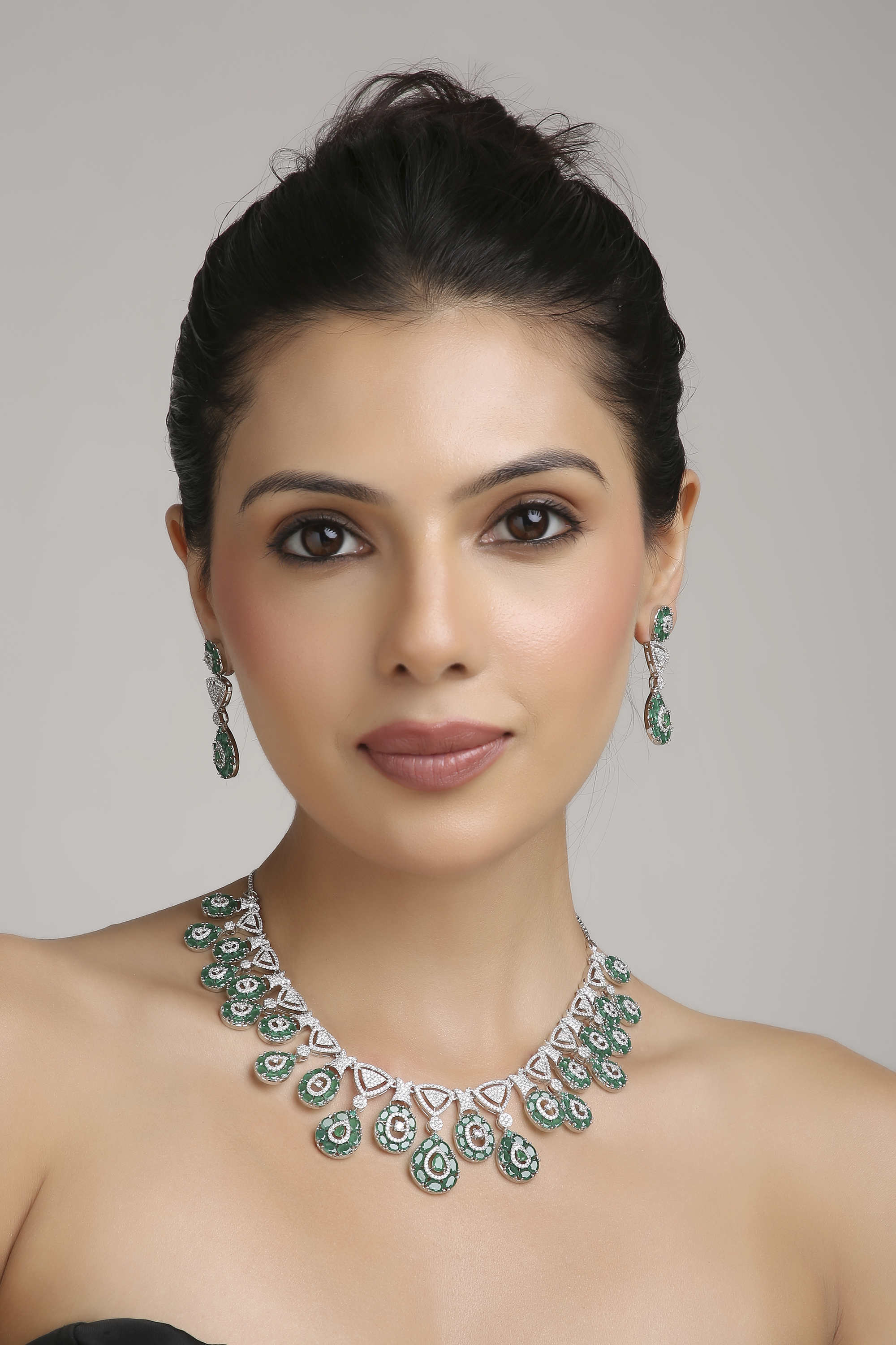 Cz Necklace 07586 - 12