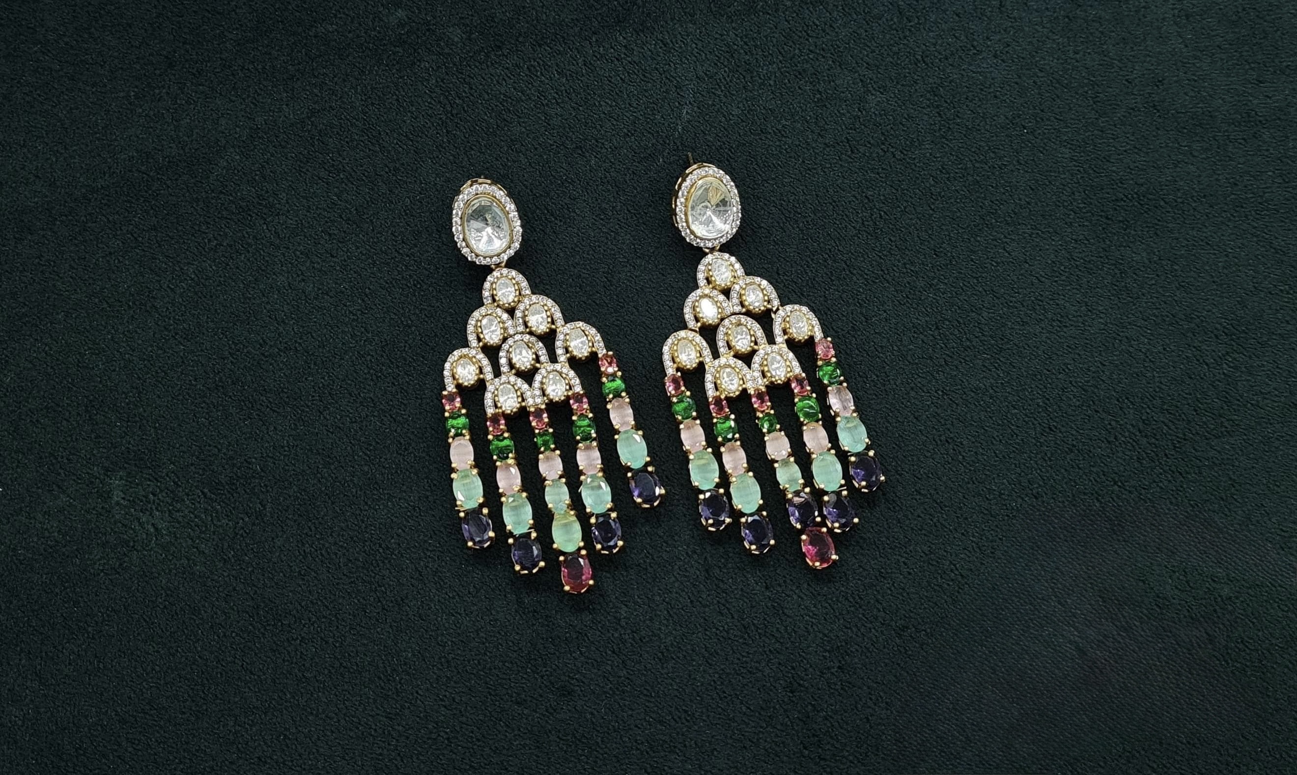 Kundan Earrings 08976