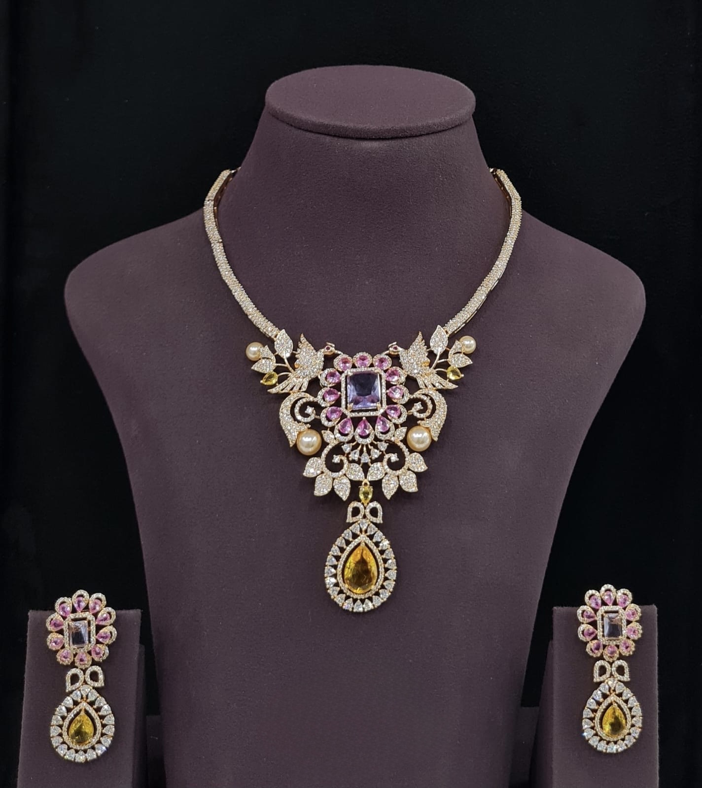 Cz Necklace 10637 - 3