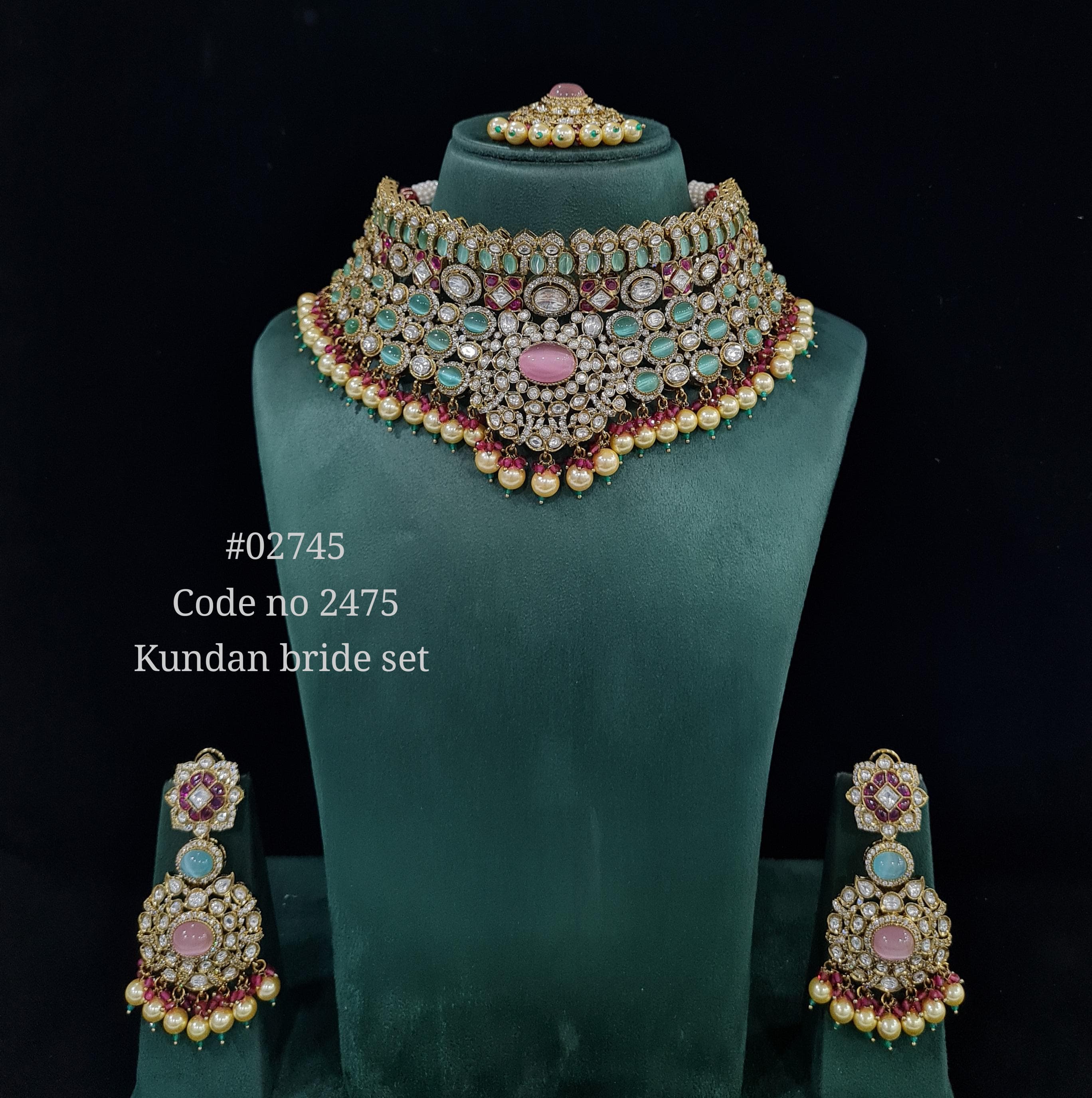 Kundan bride set 02745