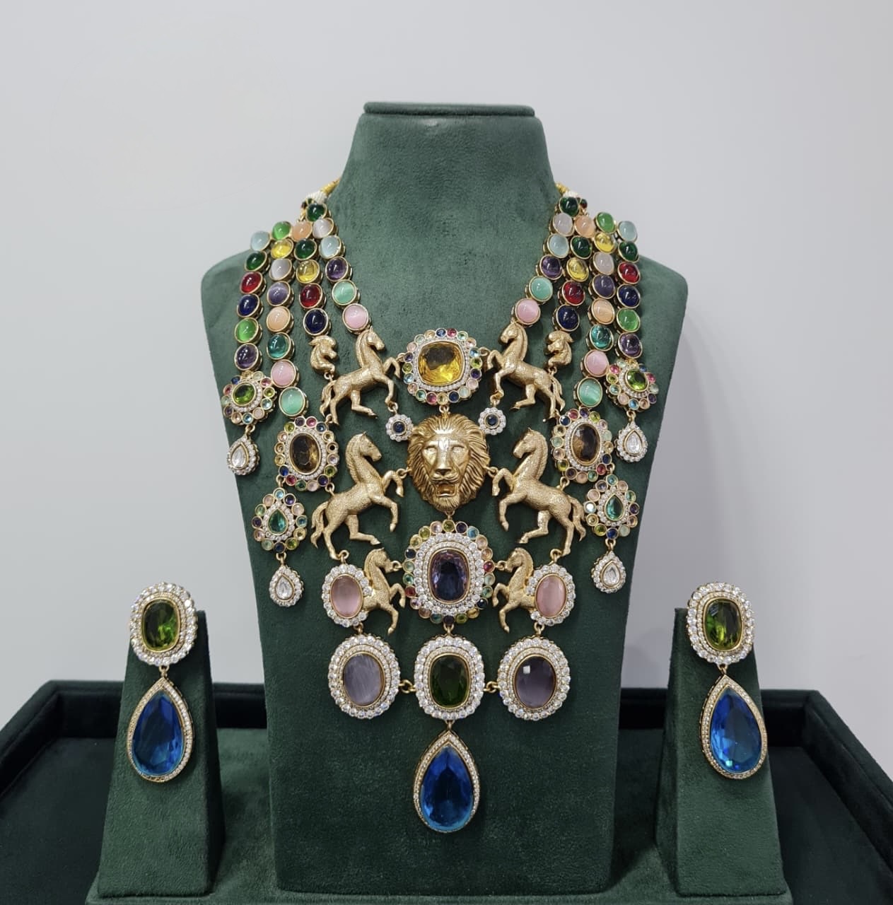 Sabyasachi Bib Necklace 08730 - 7