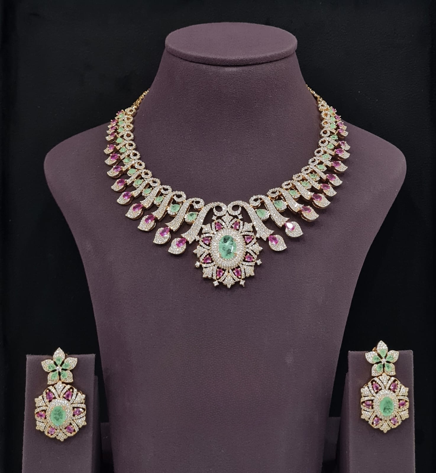 Cz Necklace 10575 - 3