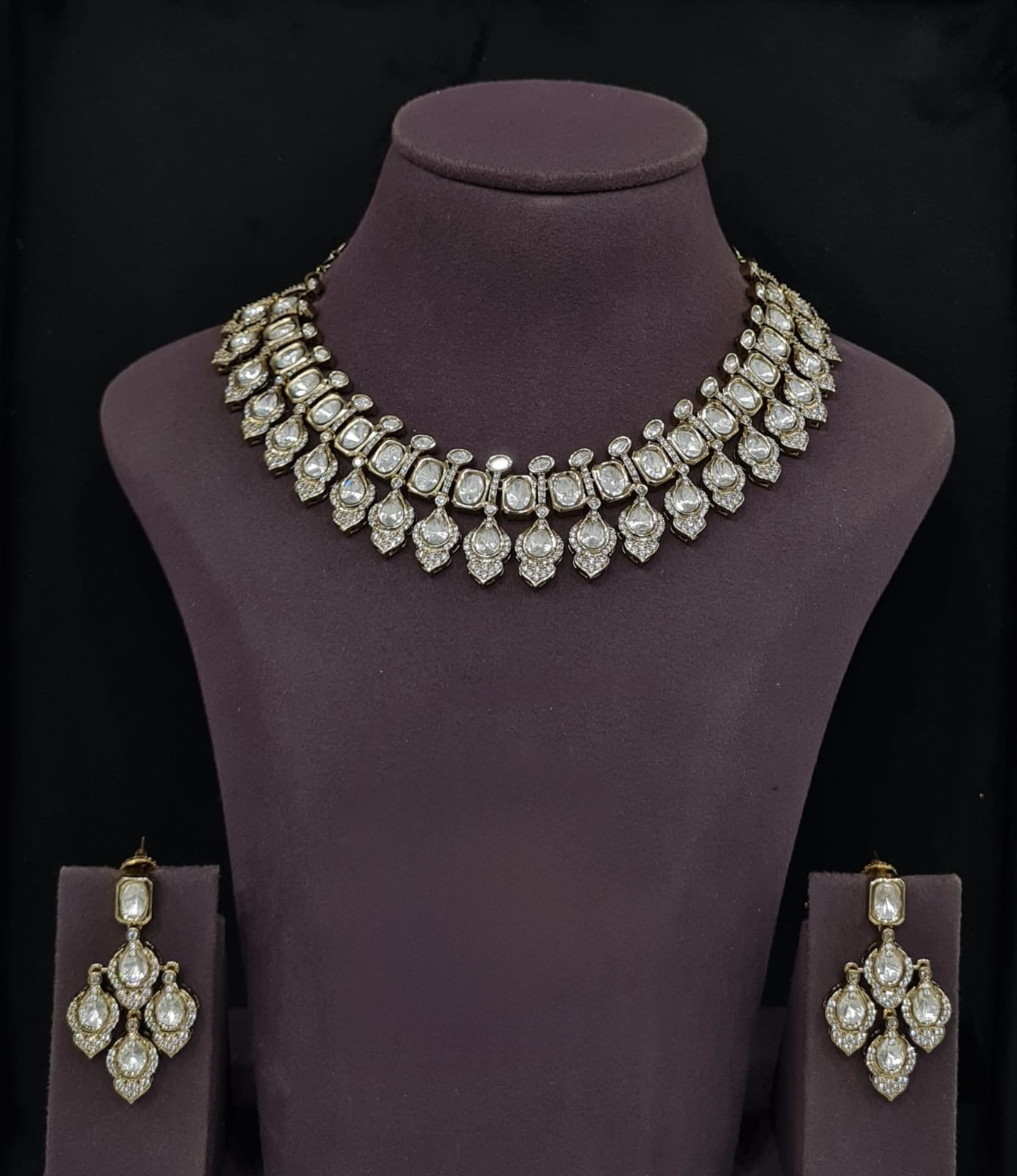 Kundan Necklace 11007 - 3