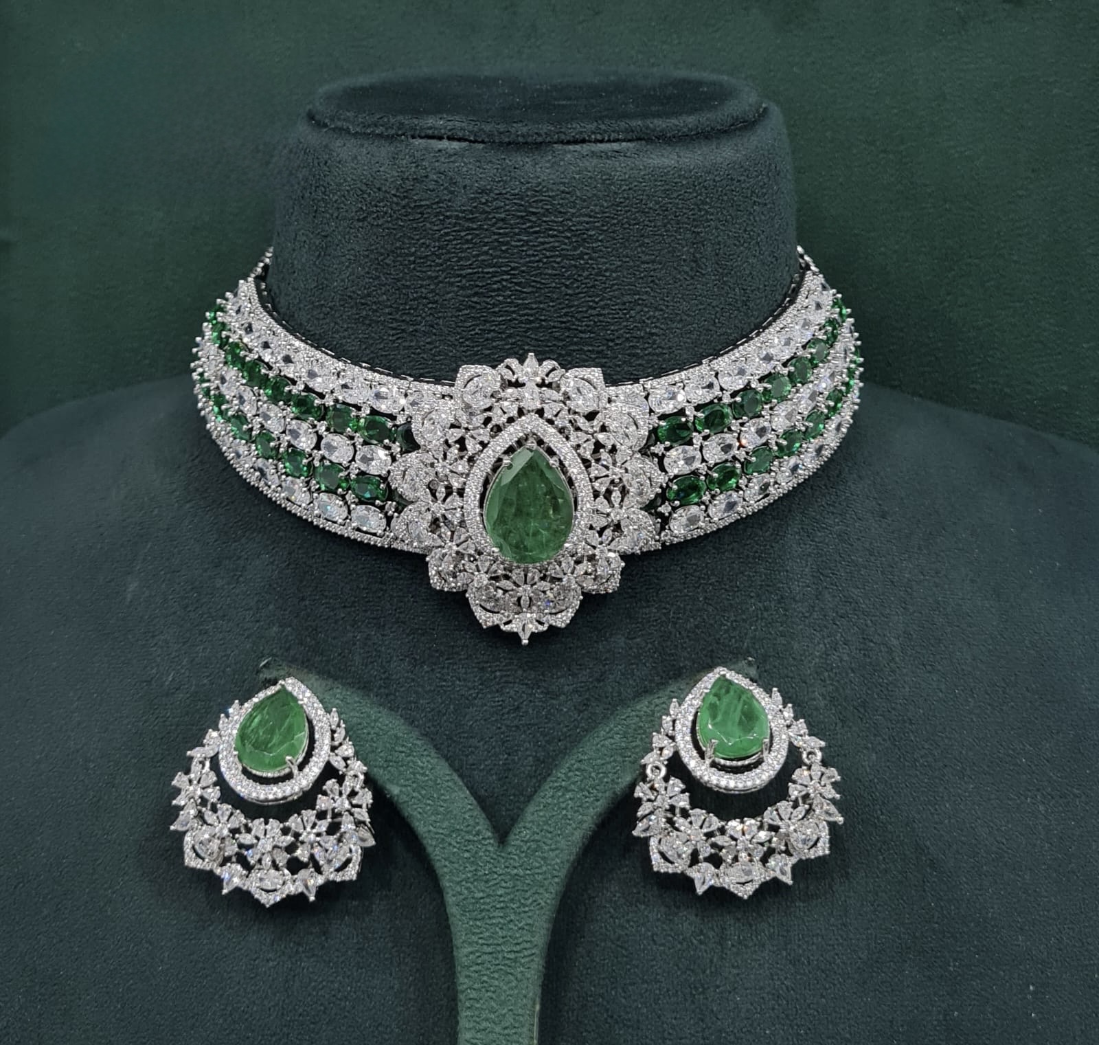 Cz Necklace 10358 - 3