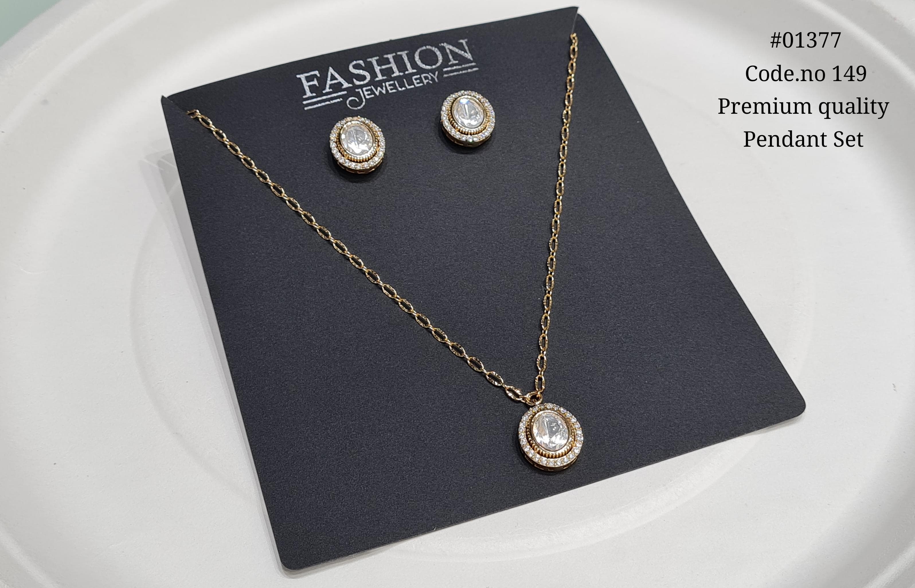 kundan pendant 01377