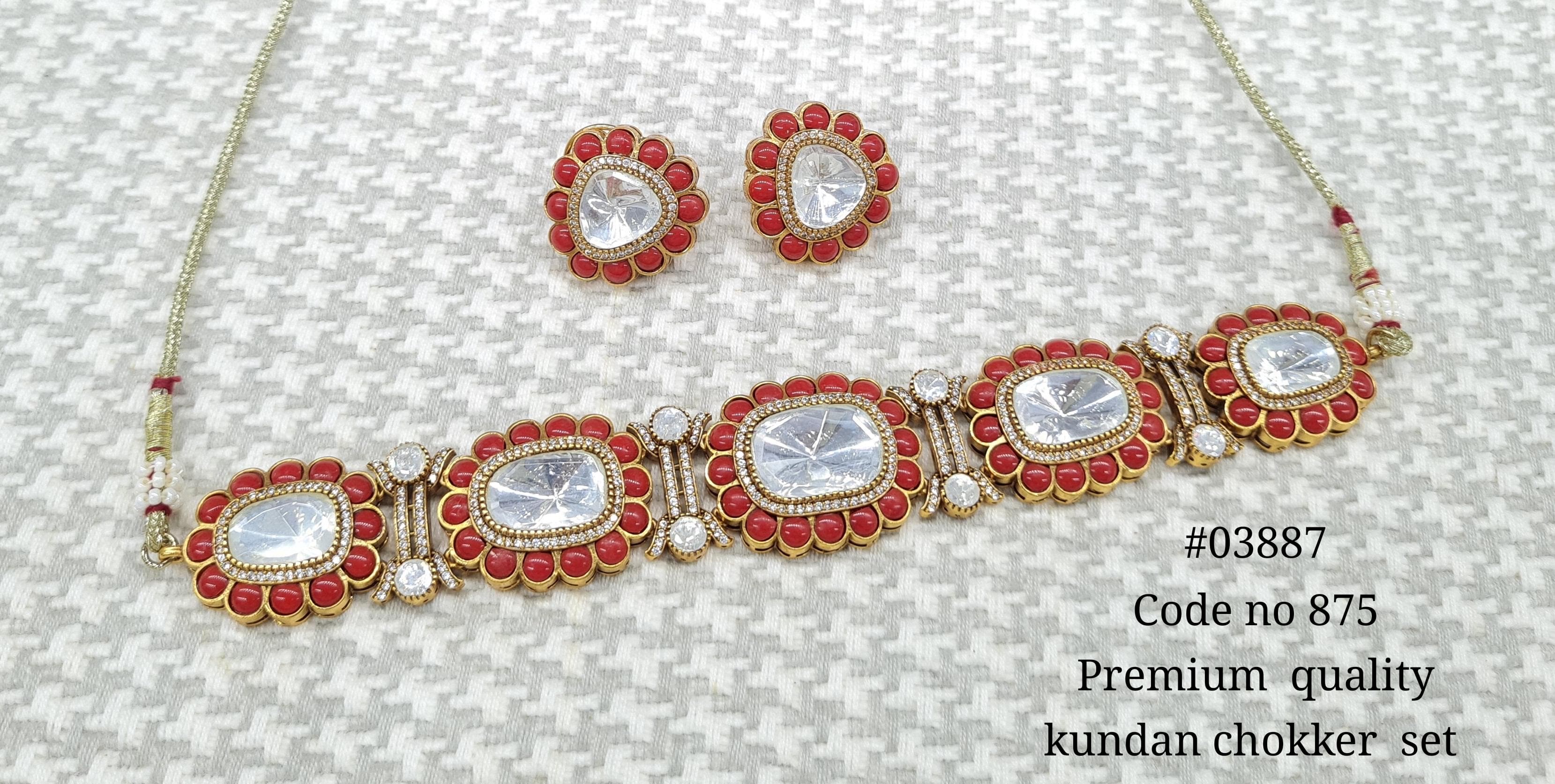 Kundan Choker 03887 - 3