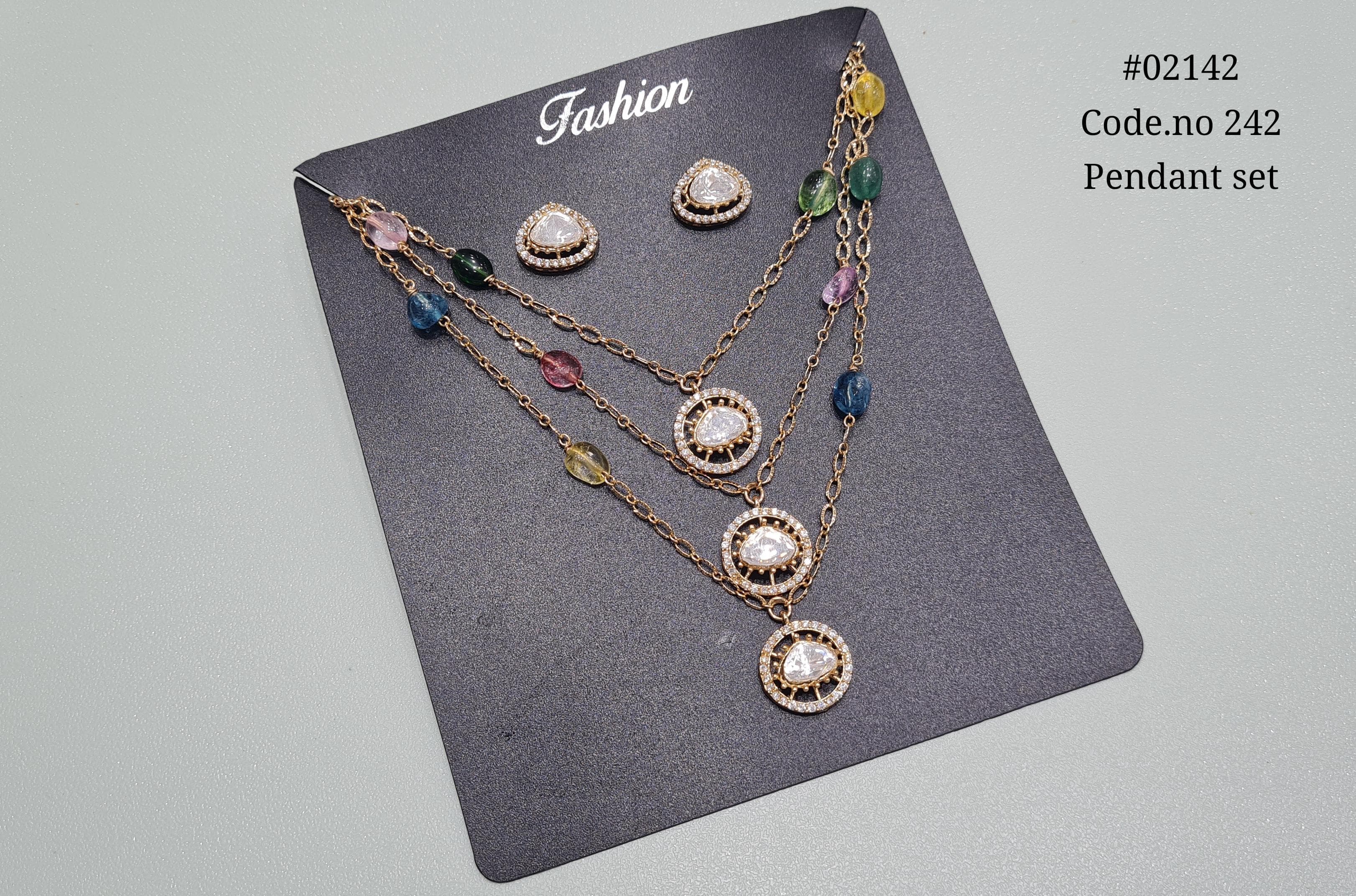 Kundan pendant 02142 - 7