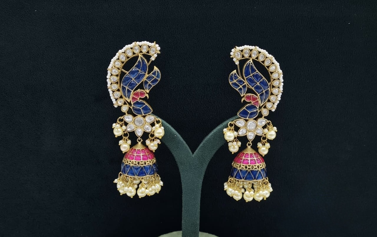 Kundan Jhumki 06491 - 8