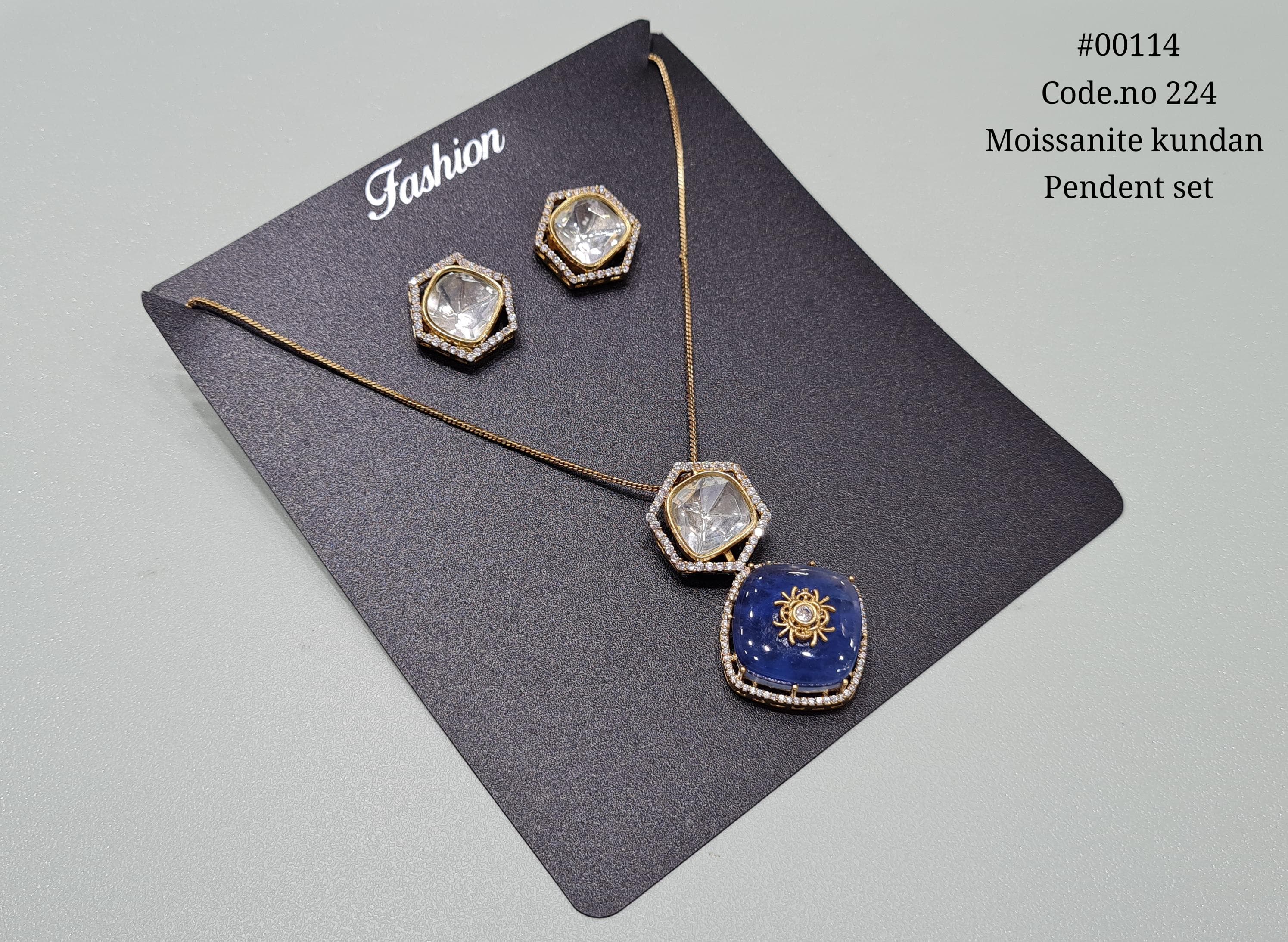 Kundan Pendant set 00114 - 3