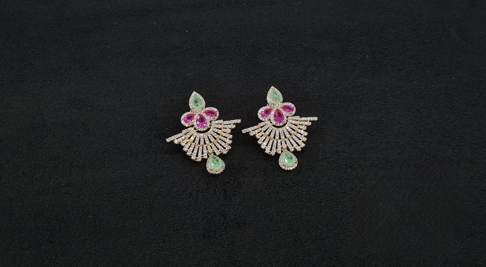 Cz Earrings 10348 - 5