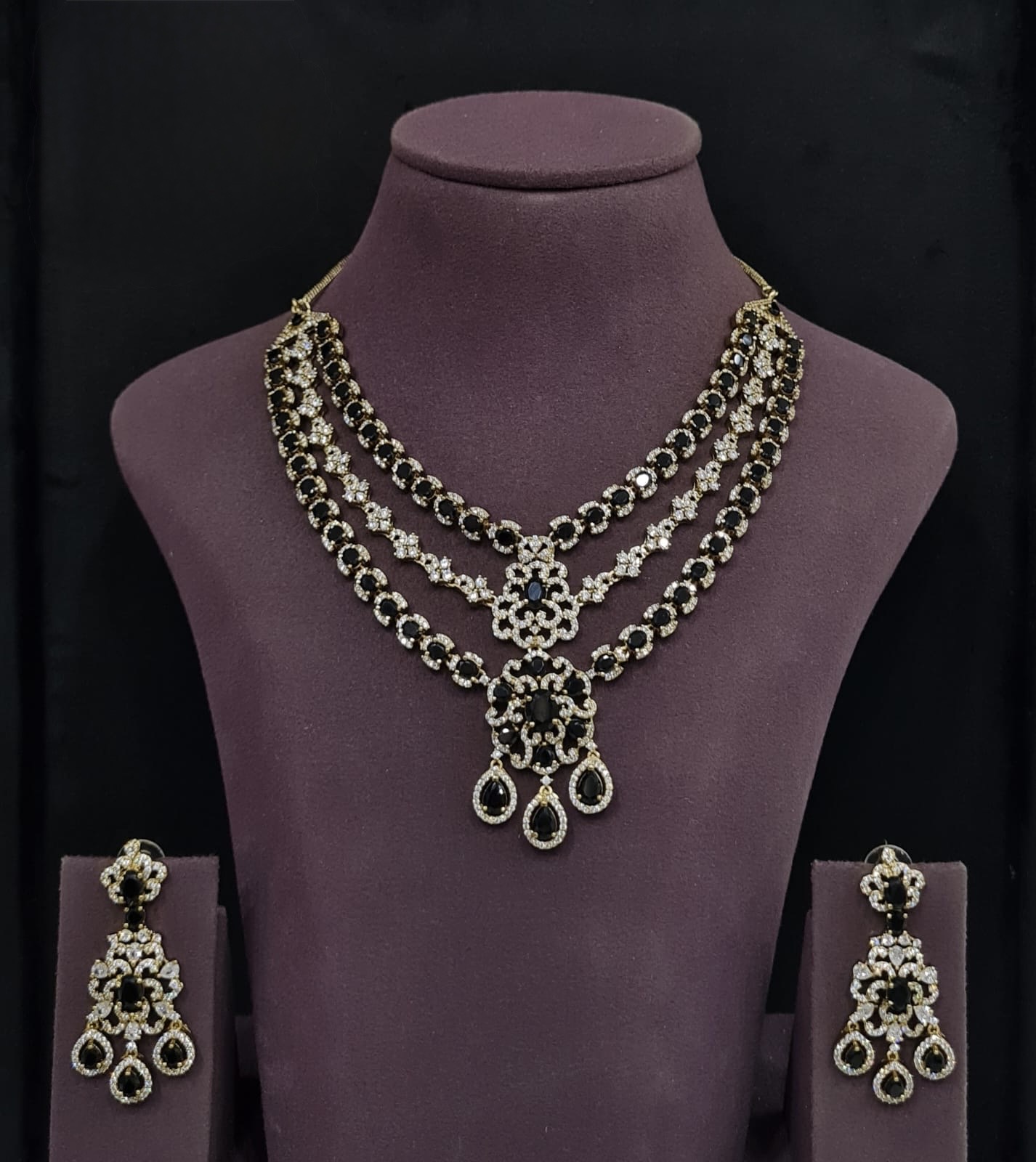 Cz Necklace 11113 - 4