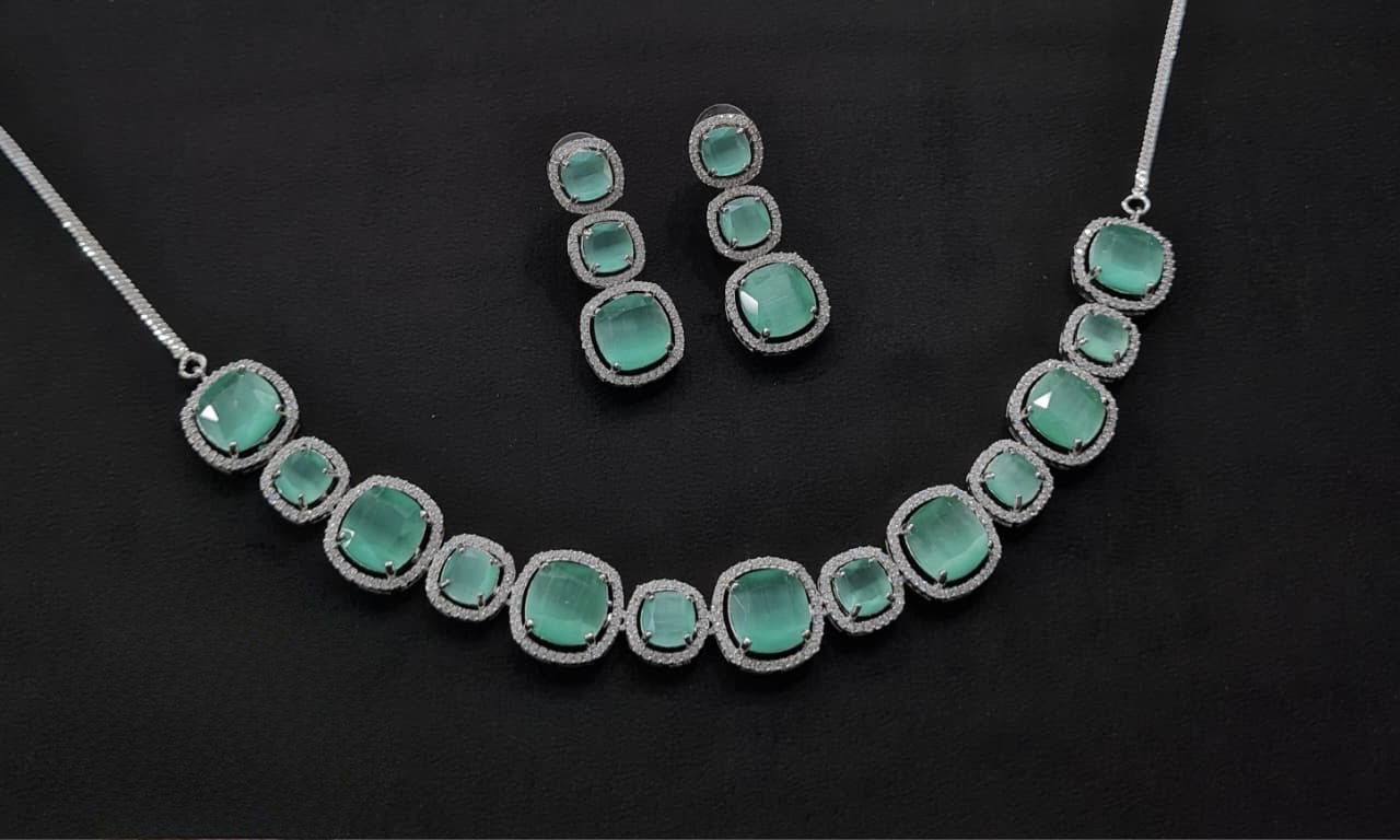 Cz Necklace 11108 - 16
