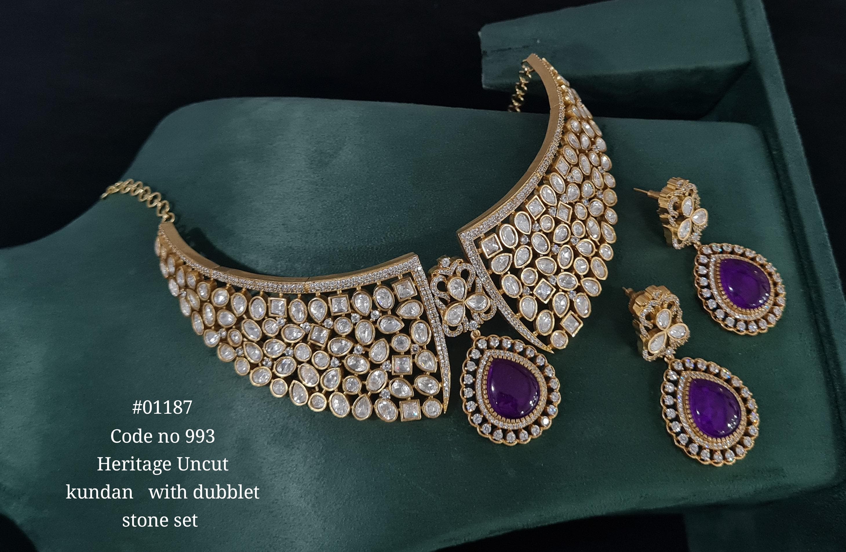 Kundan Necklace 01187 - 12
