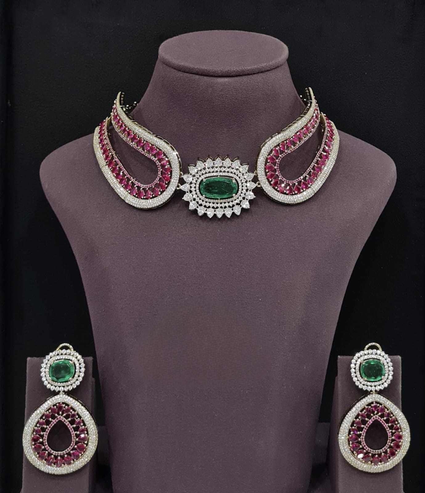 Cz Necklace 11115 - 6
