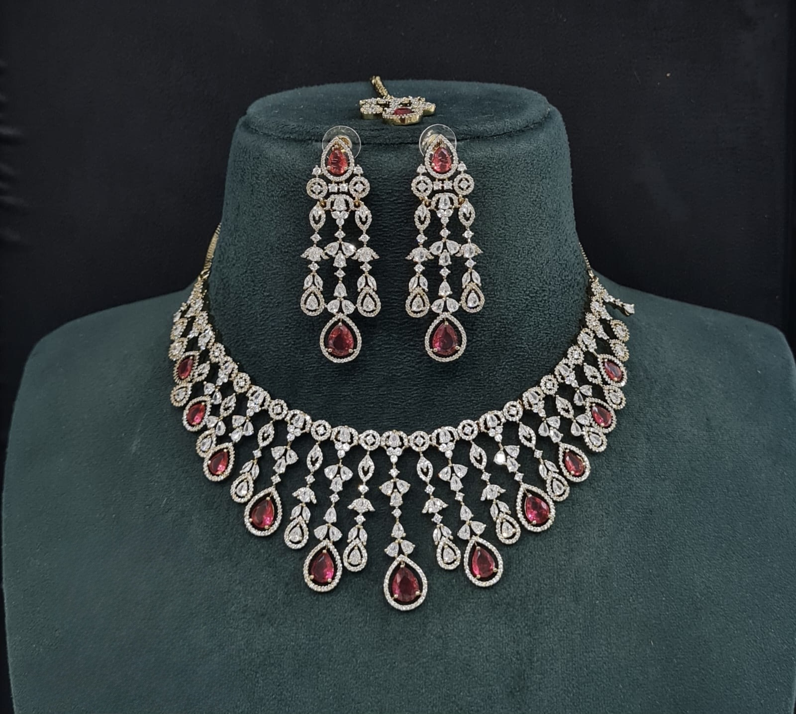 Cz Necklace 10259 - 15