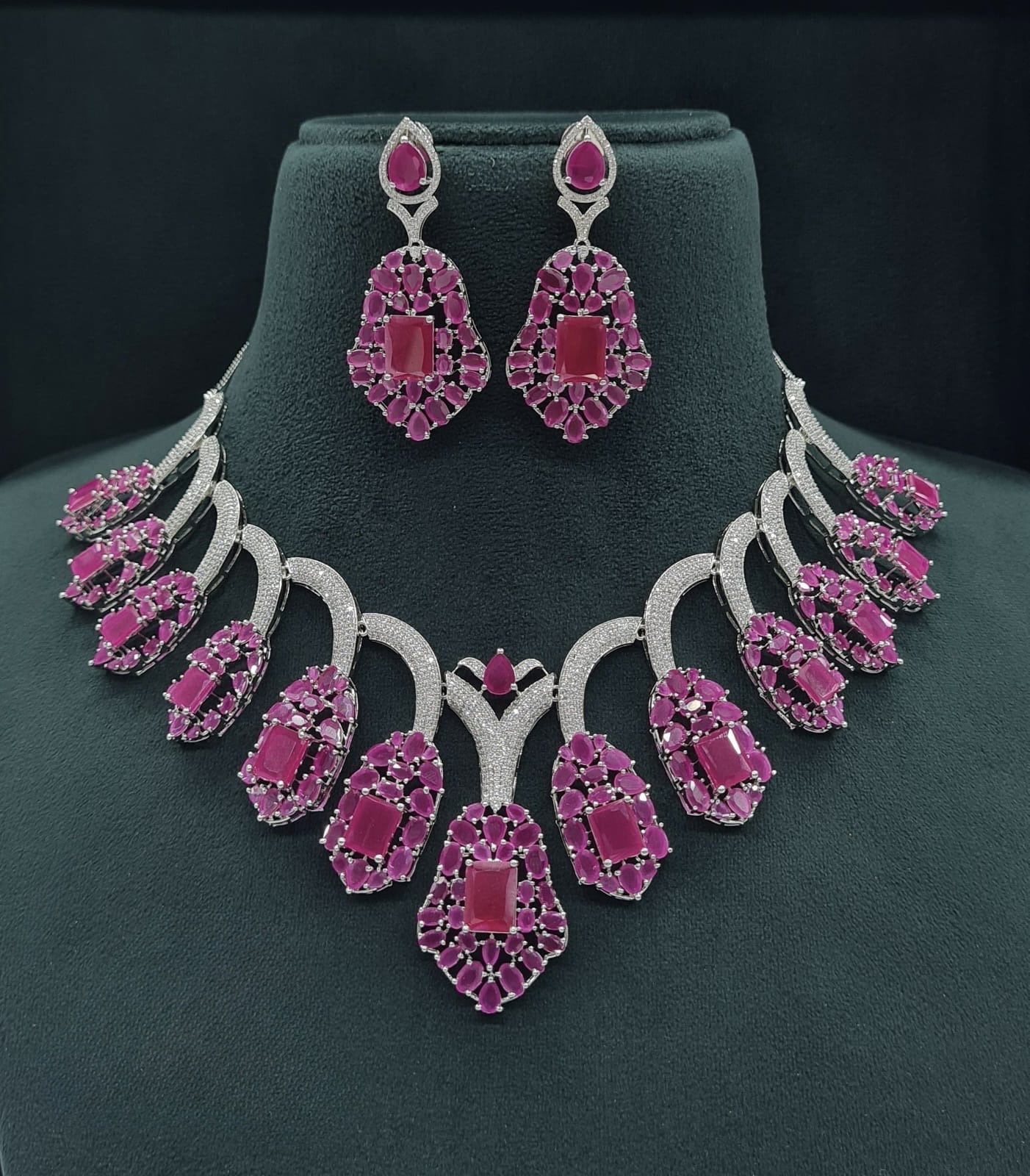 Cz Necklace 05025 - 8