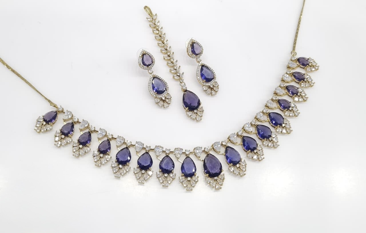 Cz Necklace 06683 - 3