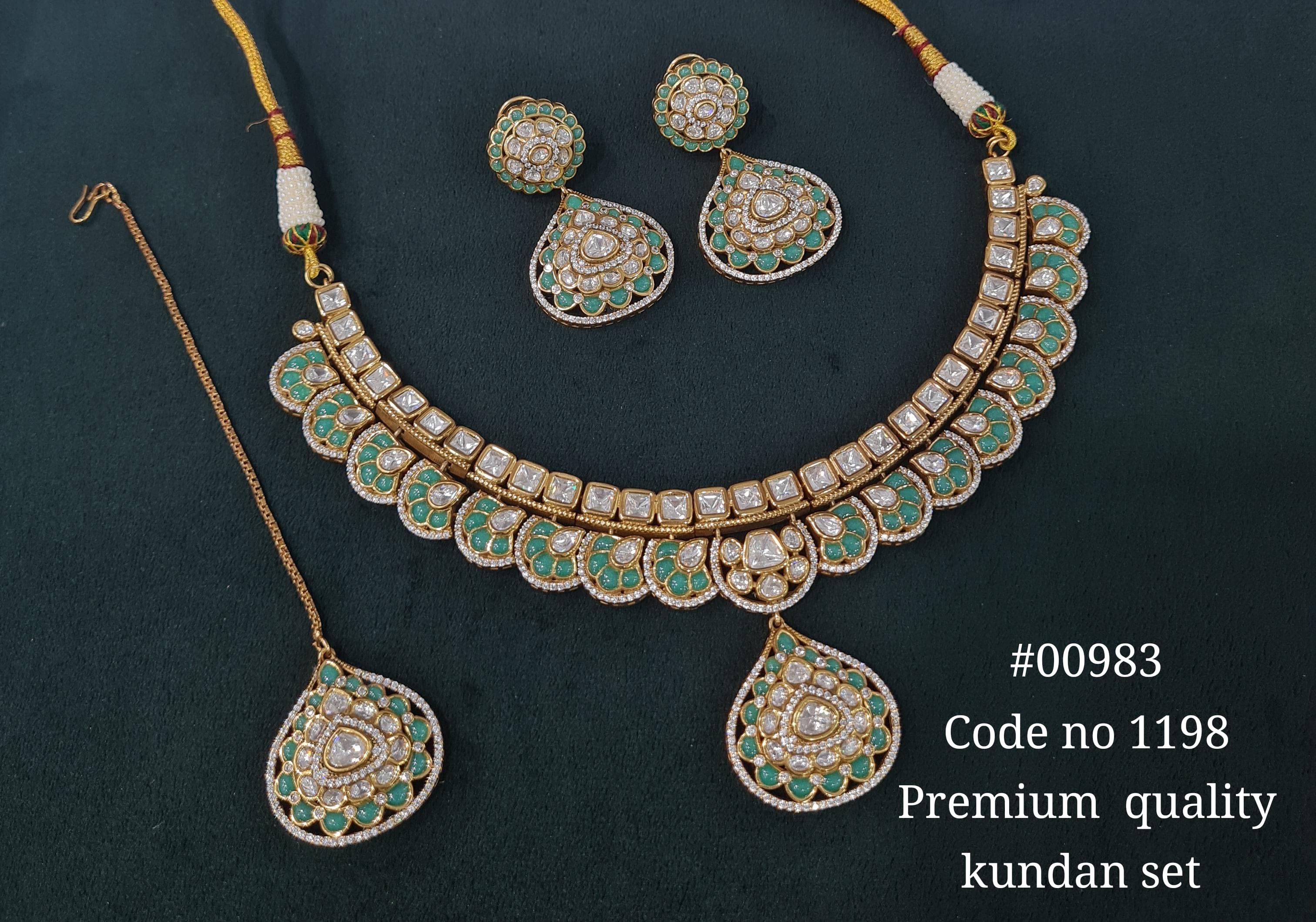 Kundan Necklace 00983 - 6