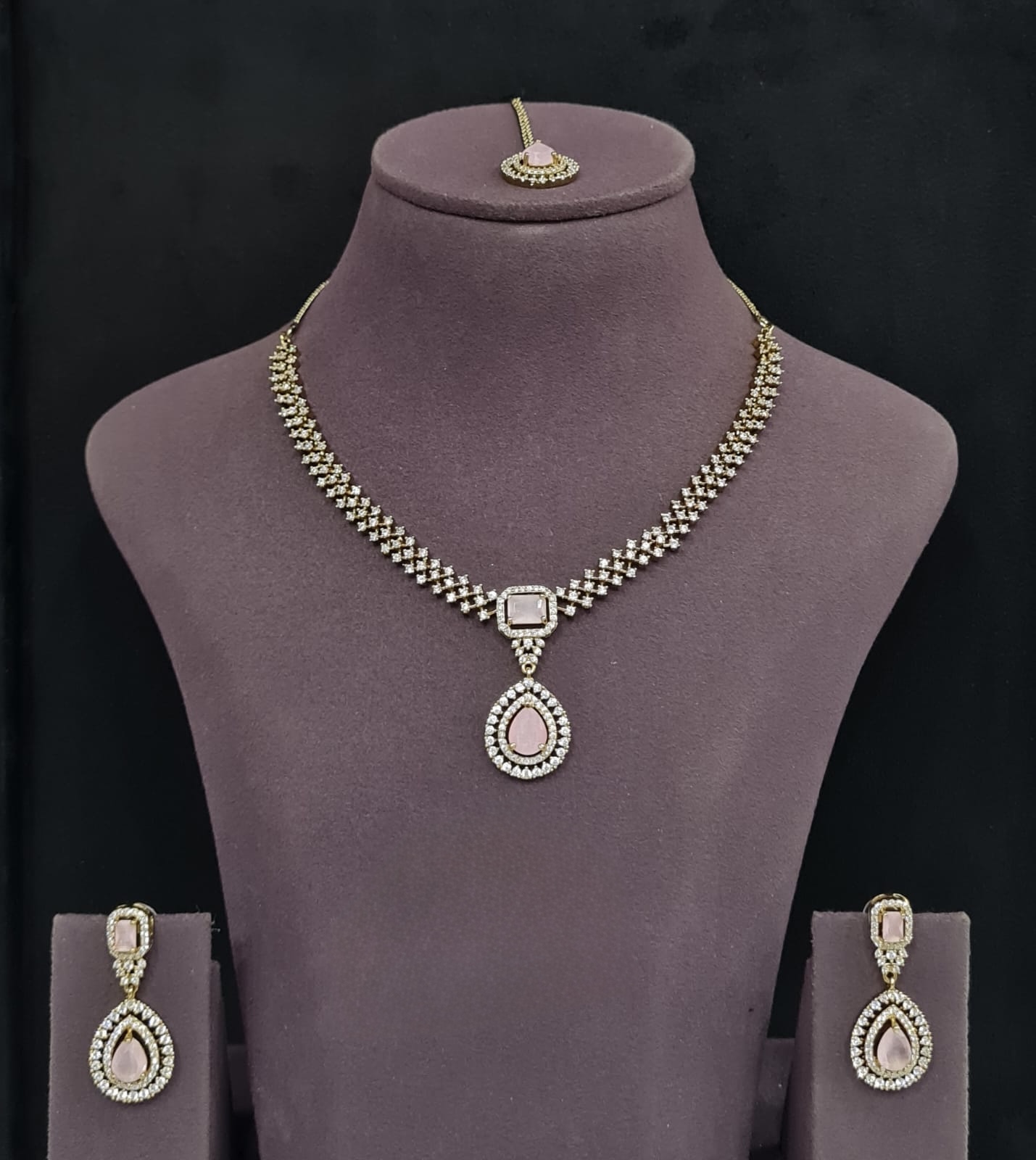 Cz Necklace 11342 - 8