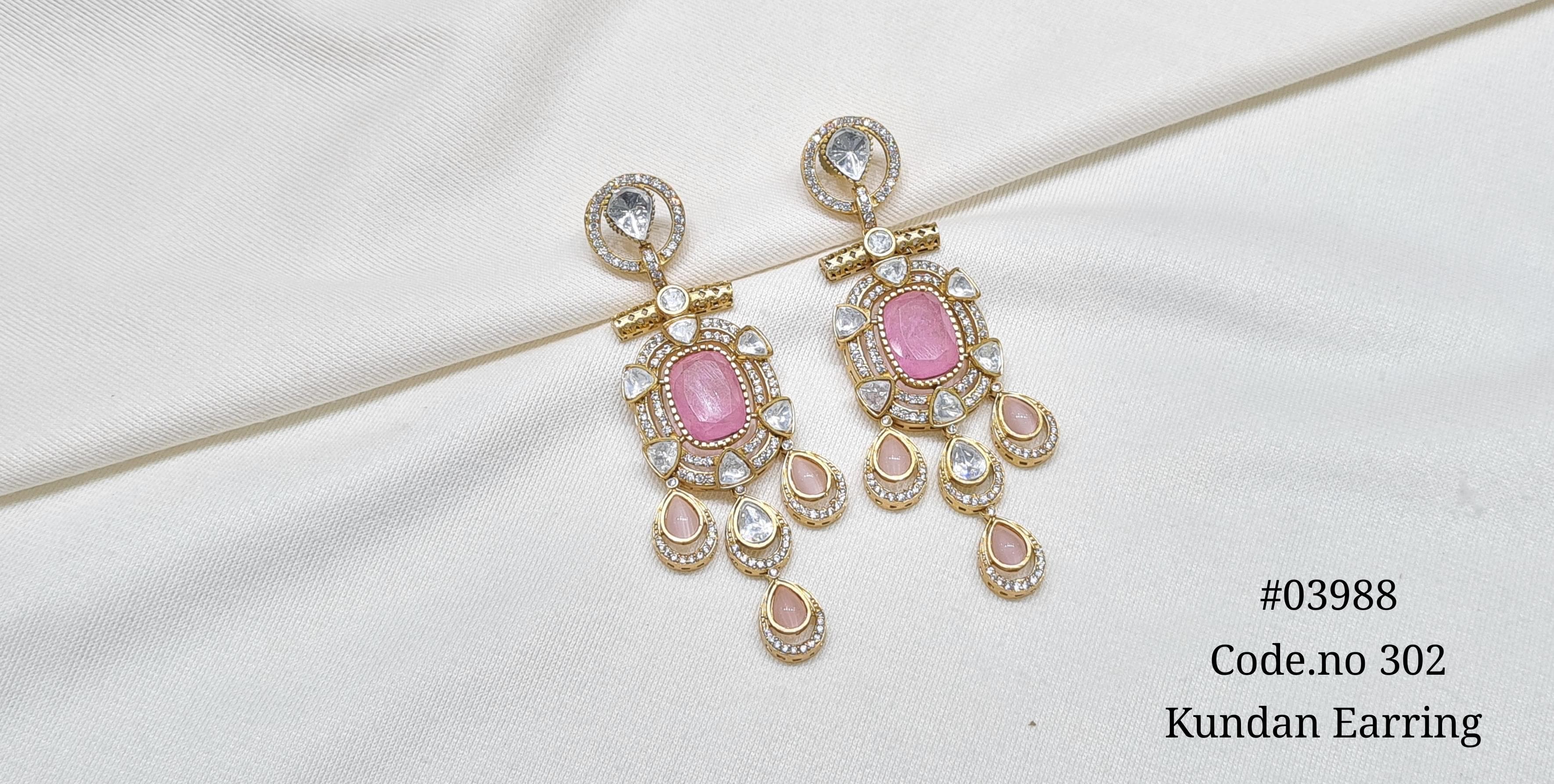 Moissanite Earrings 03988 - 3