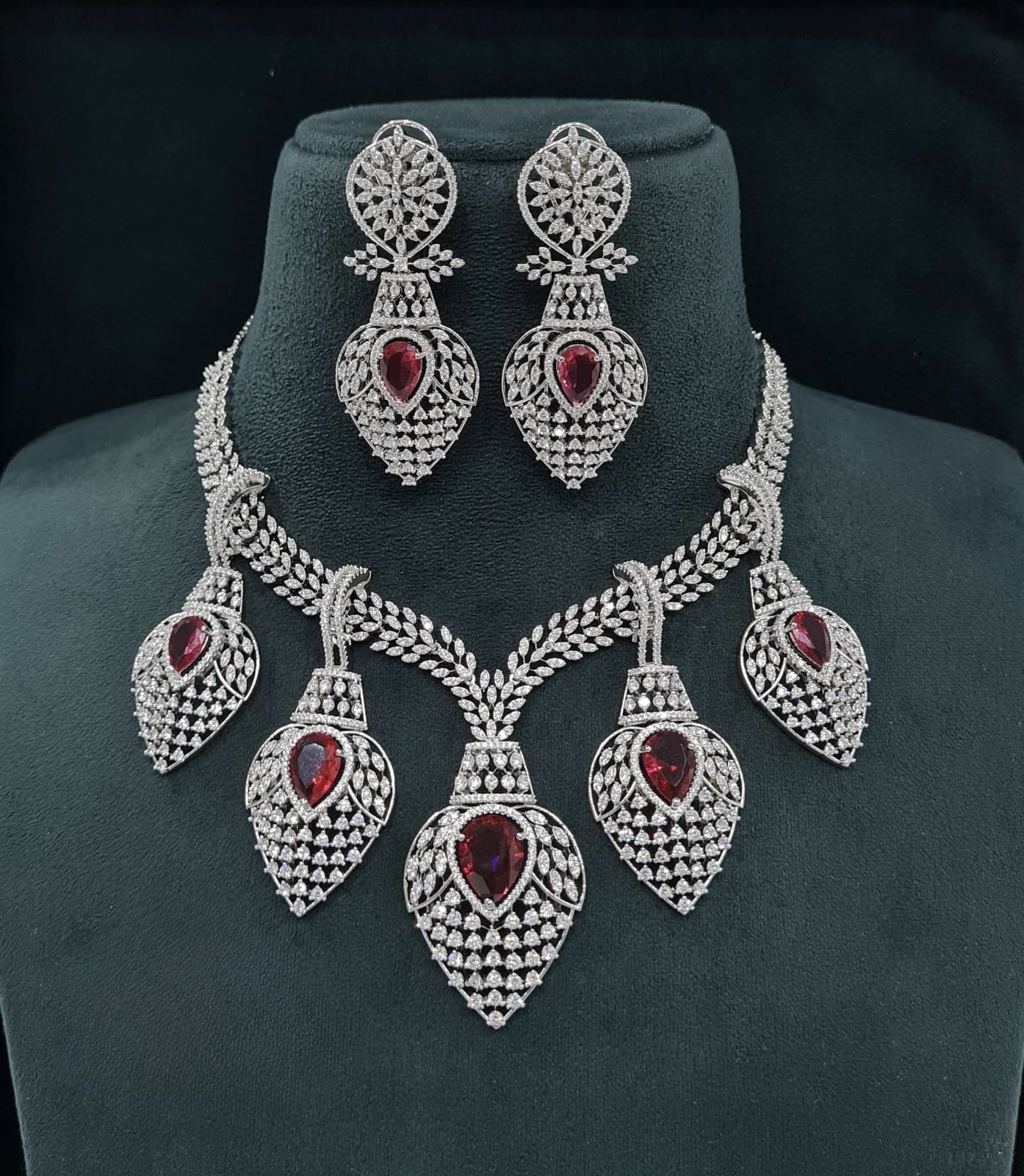 Cz Necklace 07511 - 4