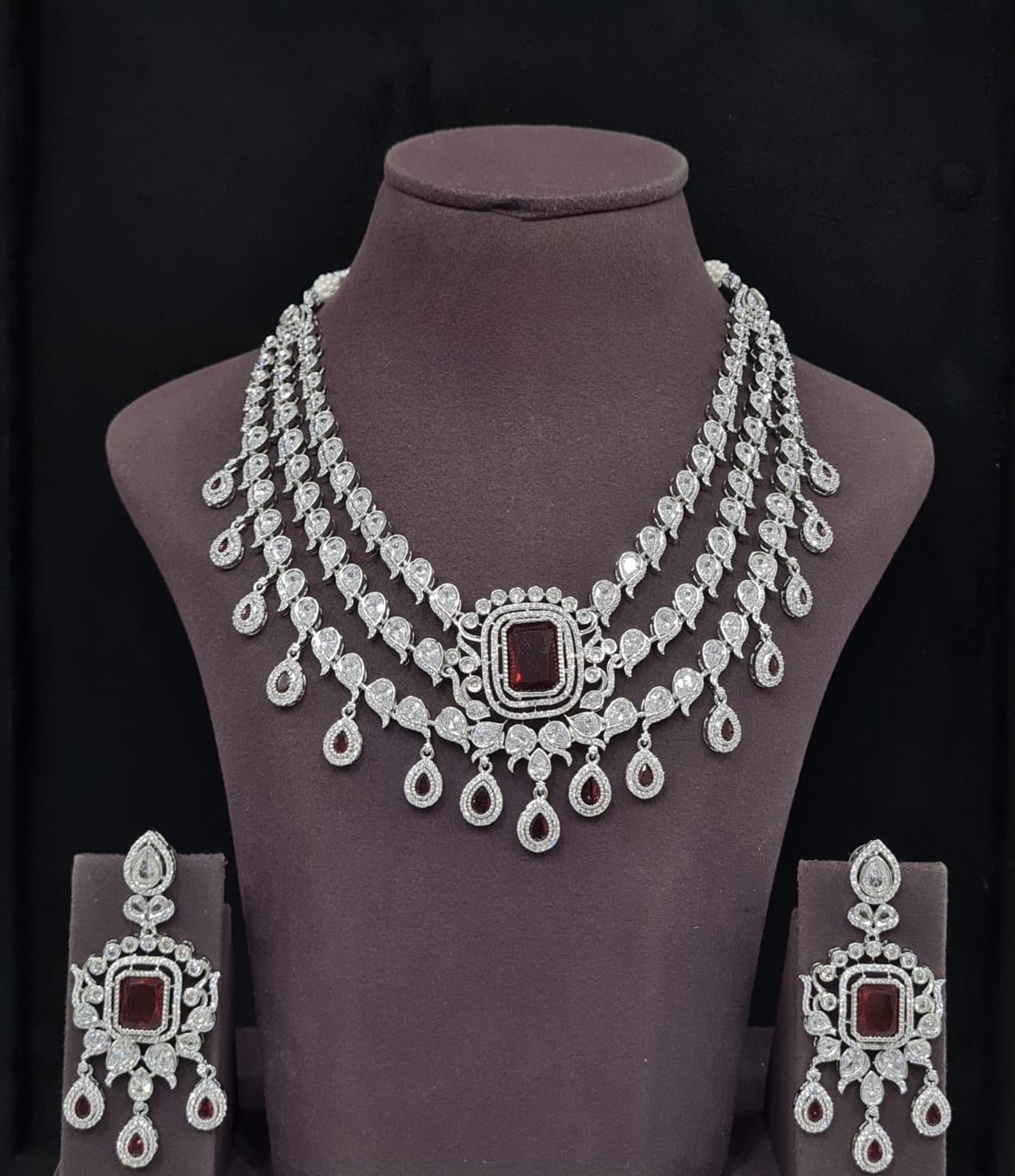 Cz Necklace 11425 - 2