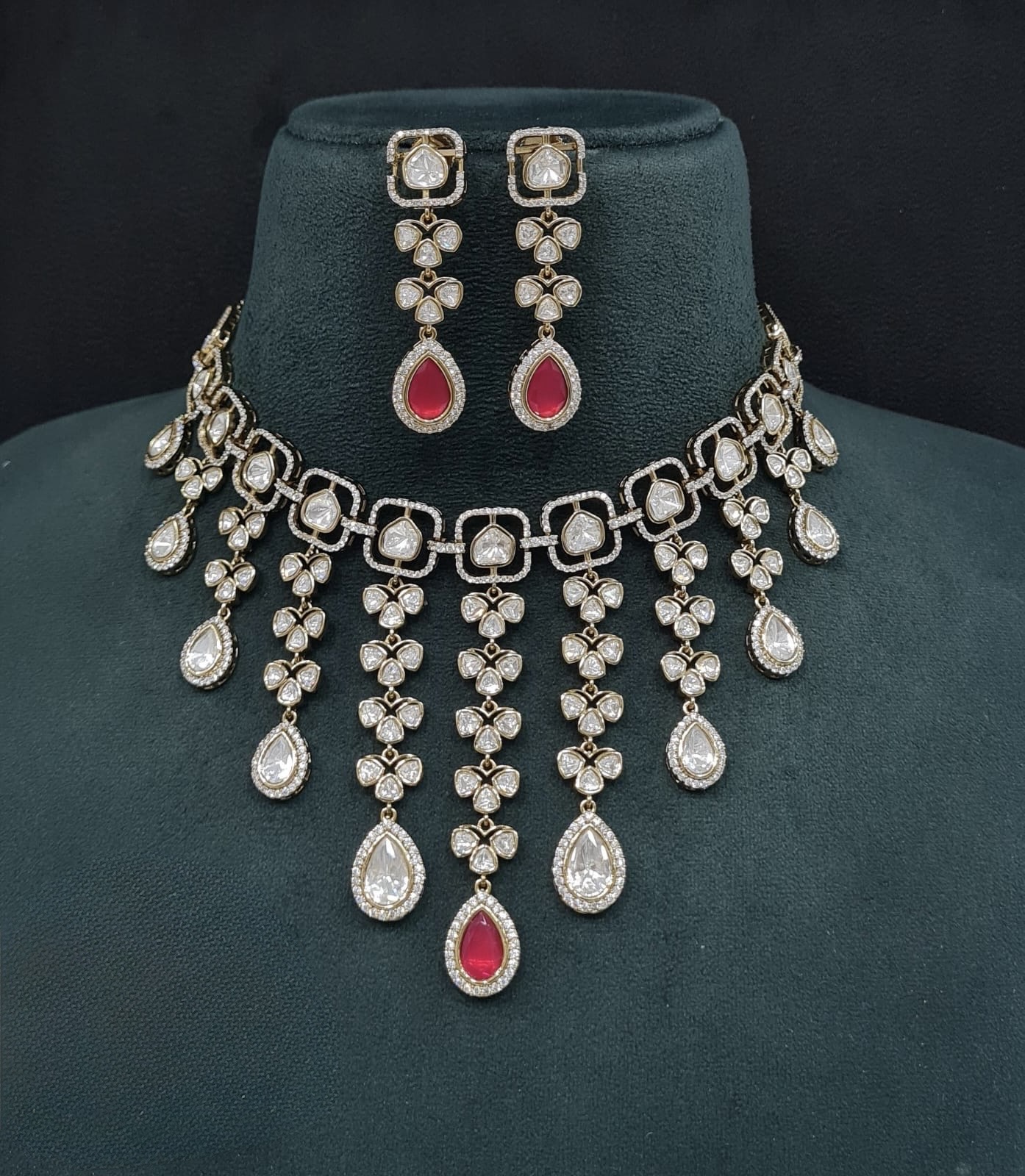 Kundan Necklace 08904 - 5