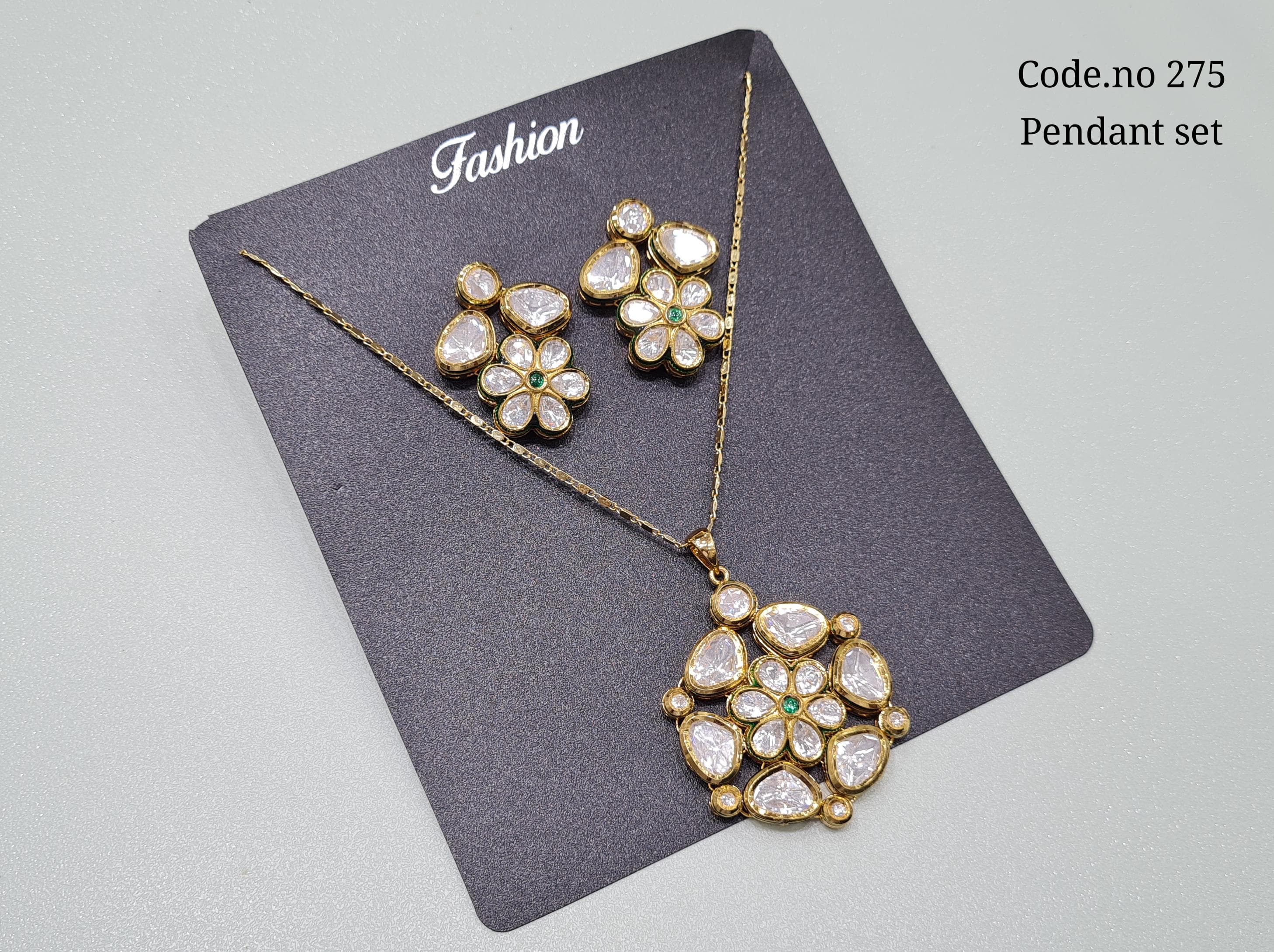 Kundan pendant sets 01810
