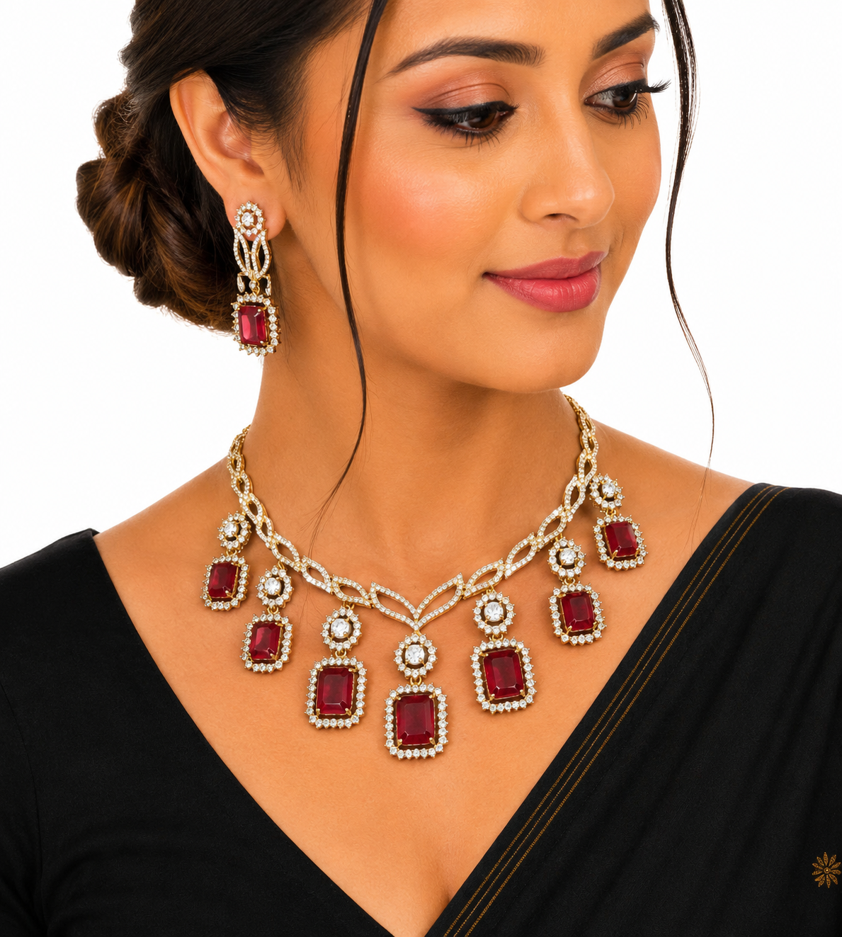 Cz Necklace 11228 - 5