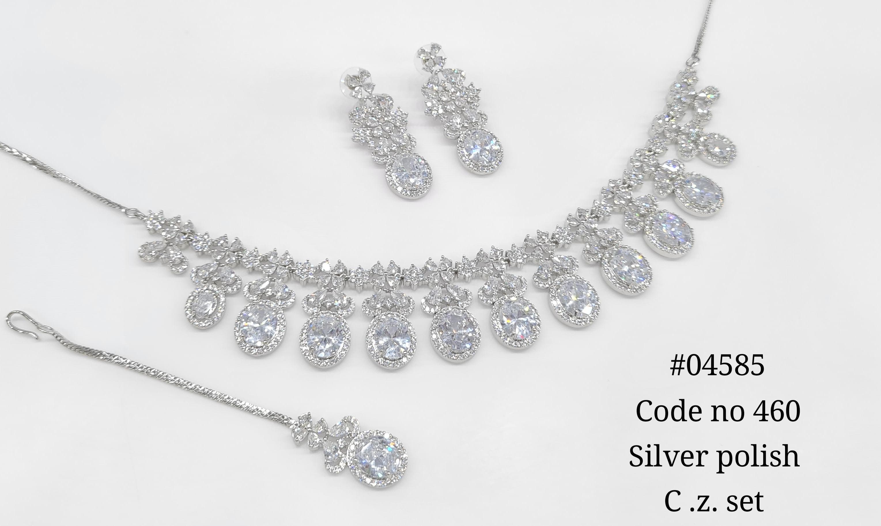 Cz Necklace 04585 - 10