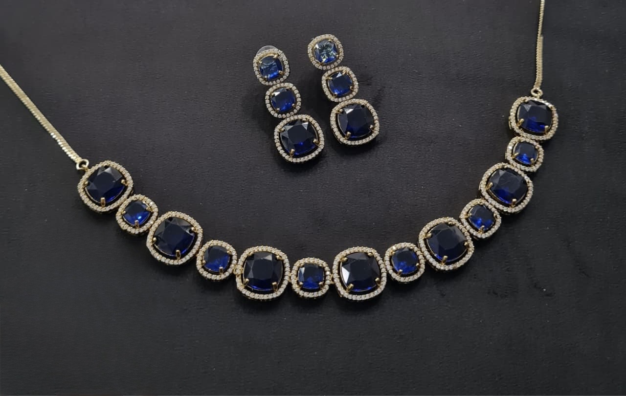 Cz Necklace 11108 - 4