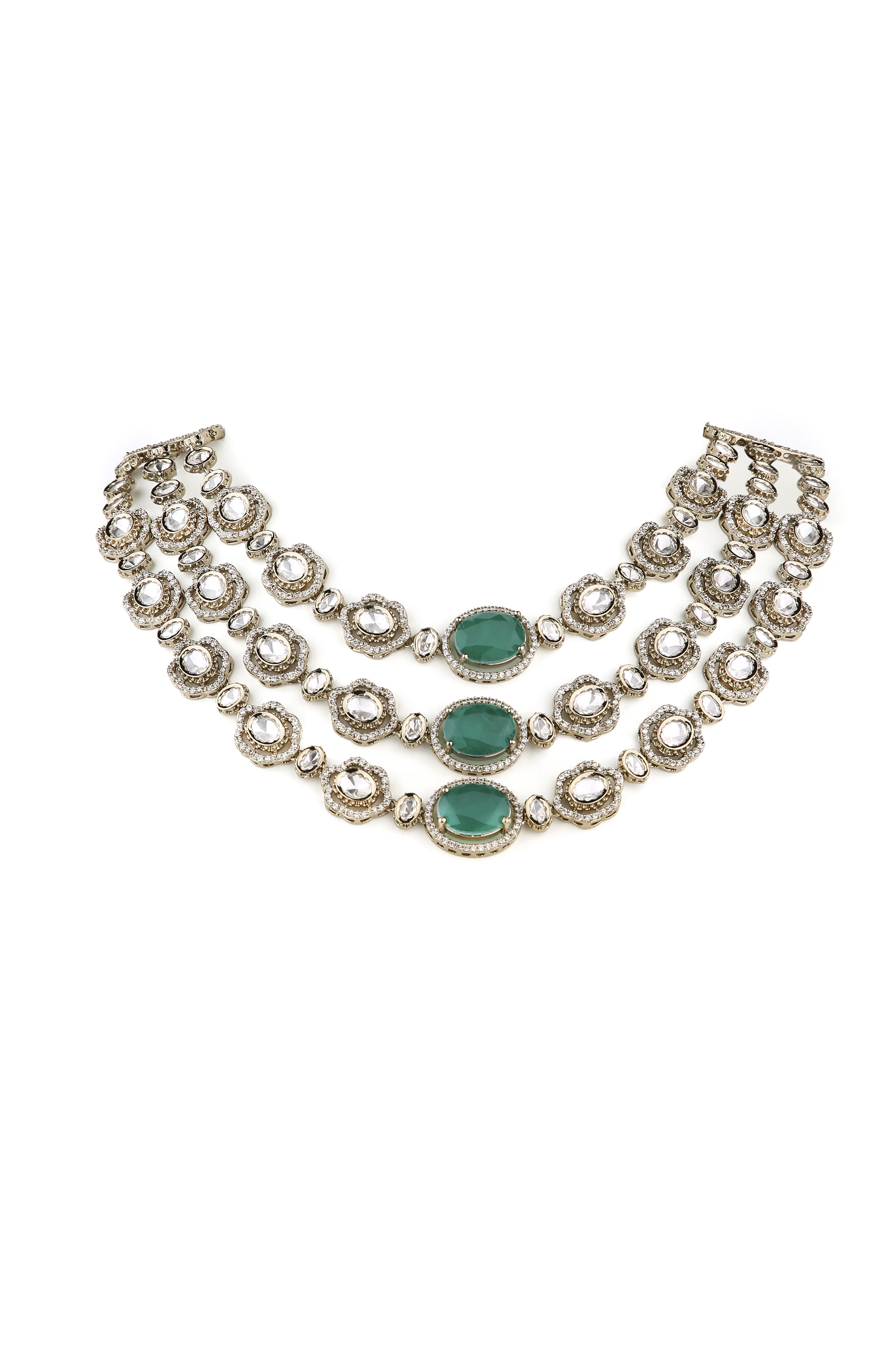 Kundan Necklace 01962 - 12