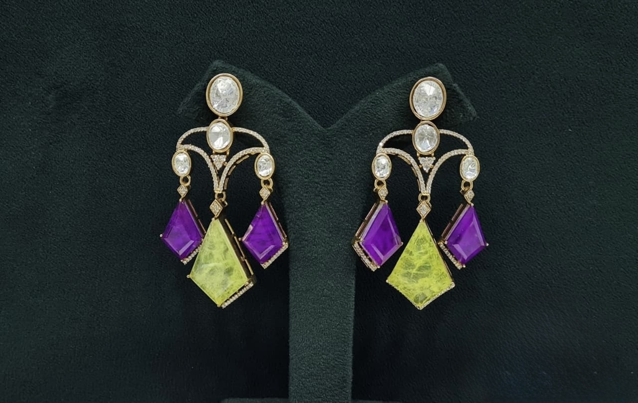Moissanite Earrings 08901 - 11