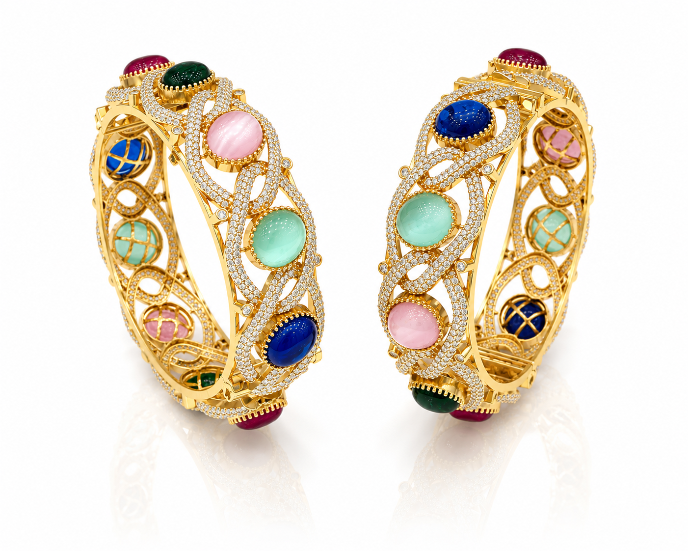 Victorian bangles 02225 - 7