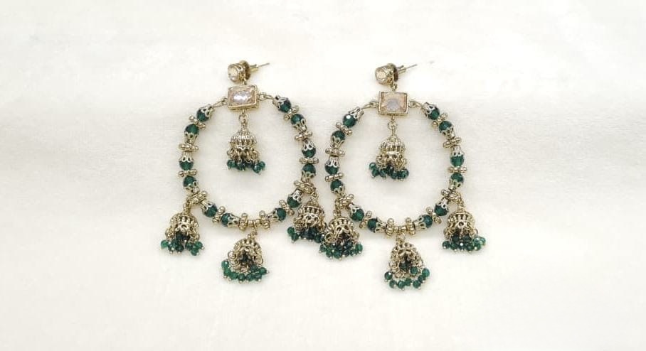 Mehendi Earrings 09556 - 13