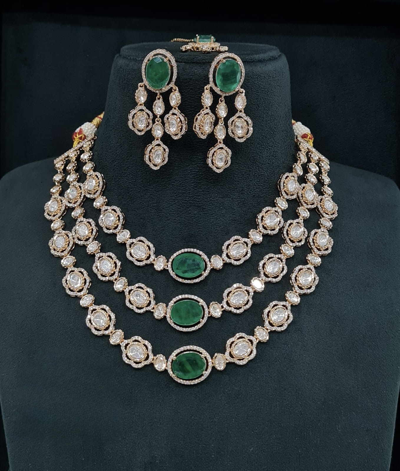 Kundan Necklace 01962 - 4