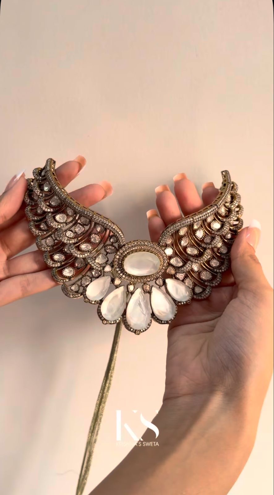 Kundan Bride set 01714 - 12