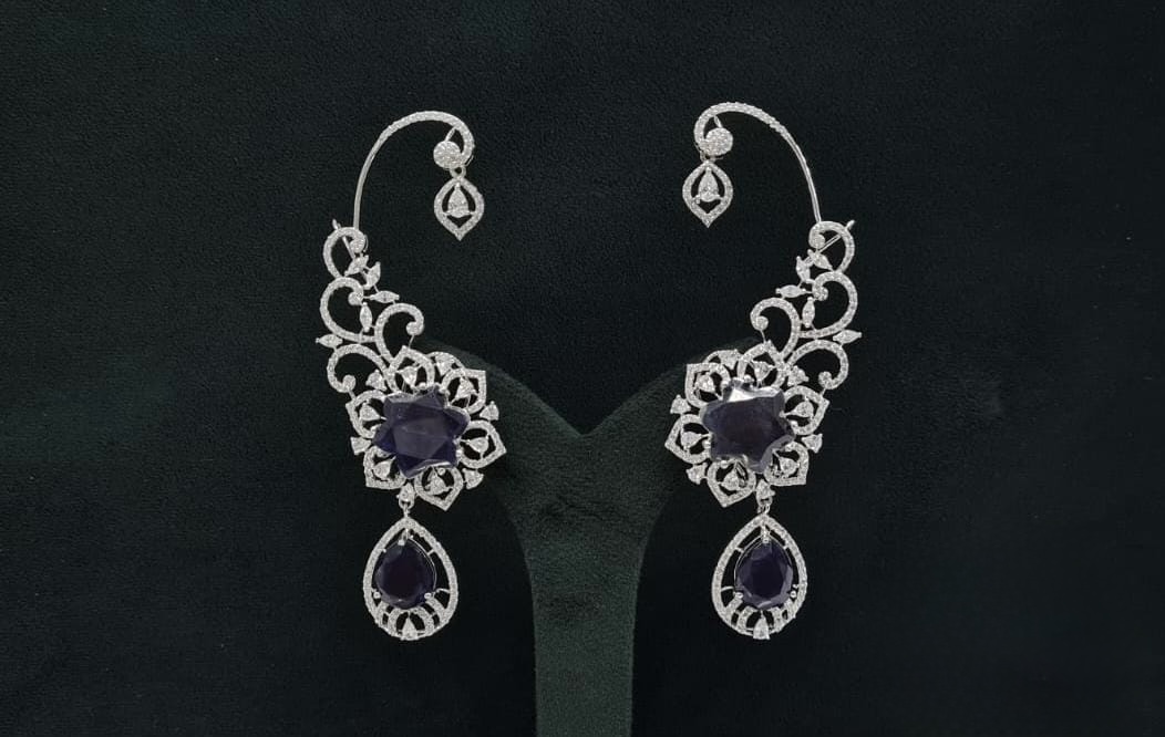 Cz Carving Earcuff 08883 - 4