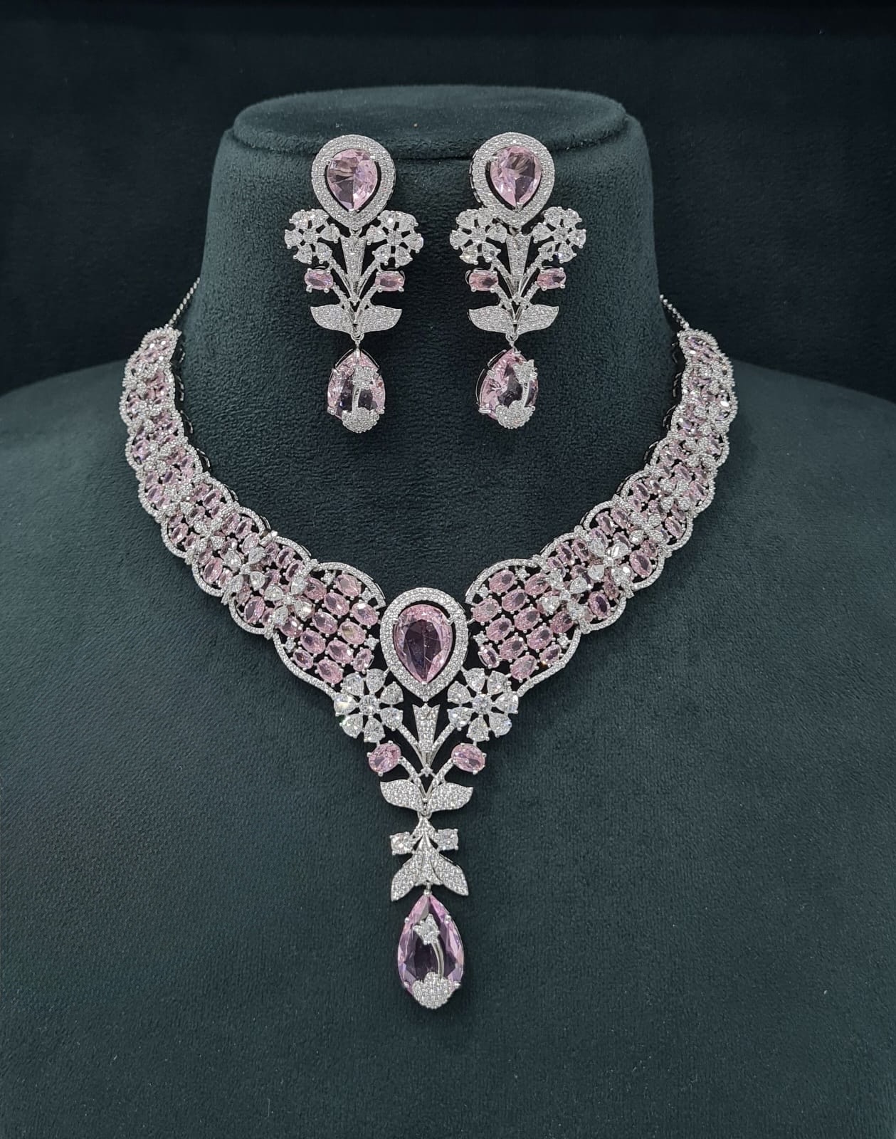 Cz Necklace 07433 - 3