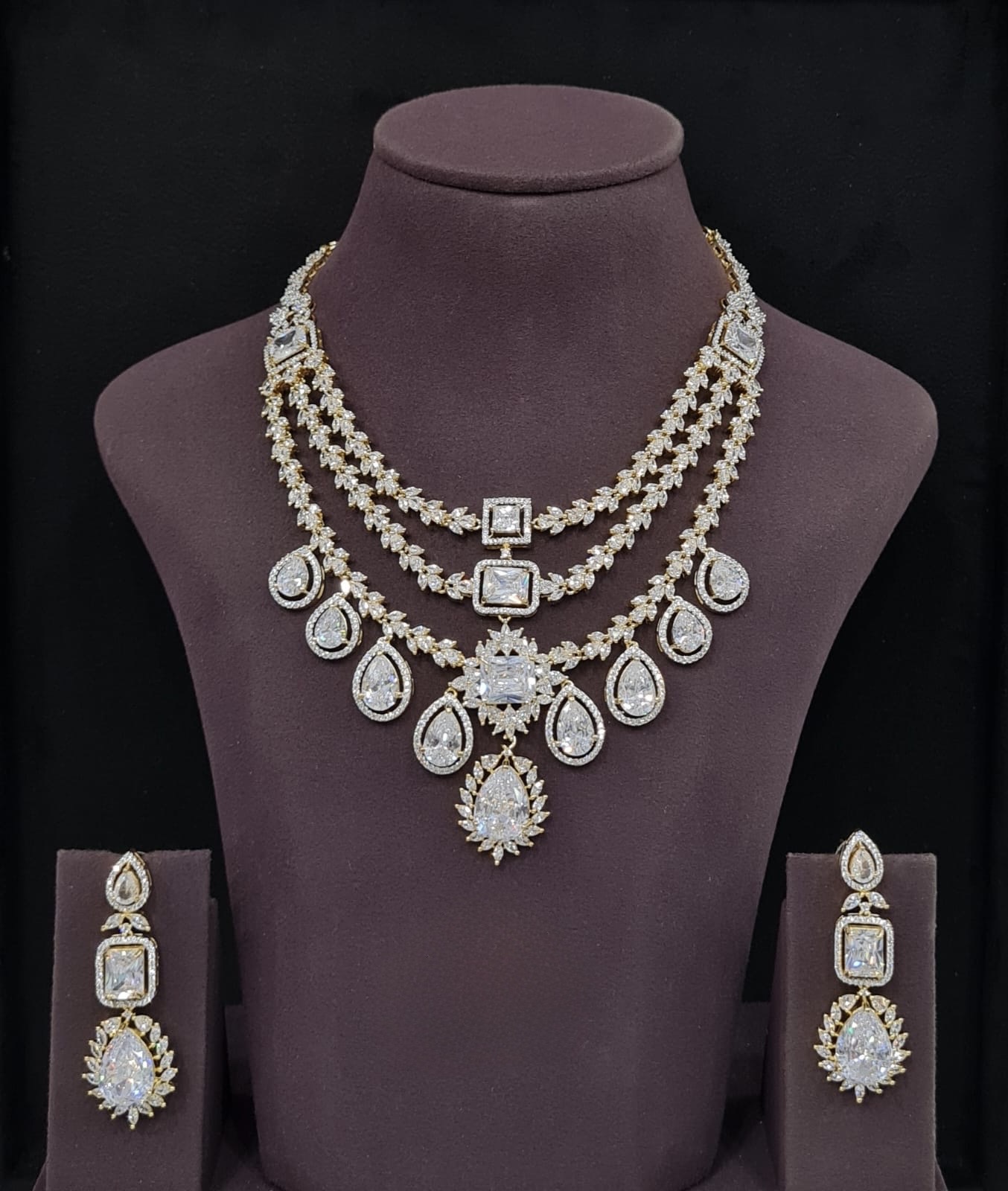 Cz Necklace 10971 - 3