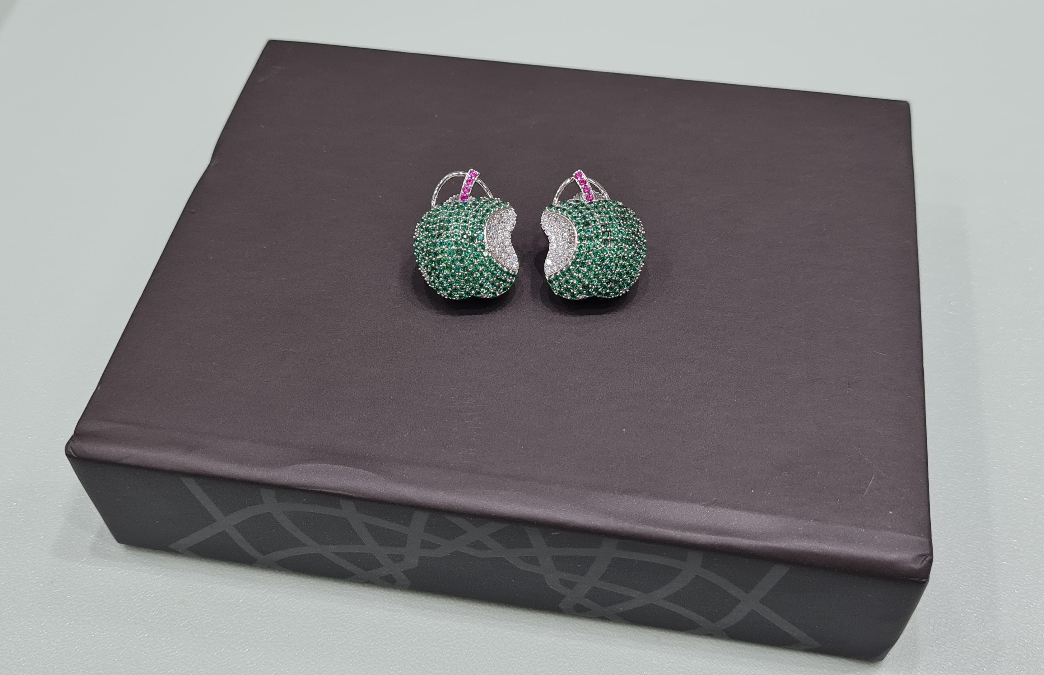 Cz apple Studs 01658 - 4