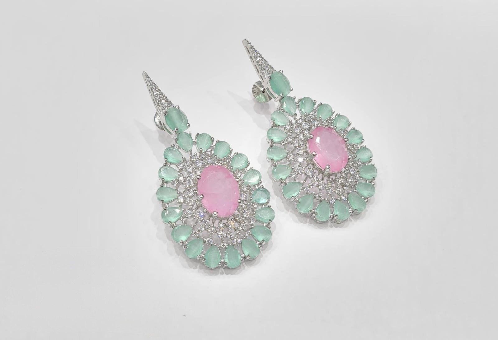 Cz Earrings 08446 - 15