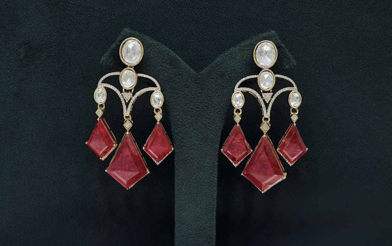 Moissanite Earrings 08901 - 4