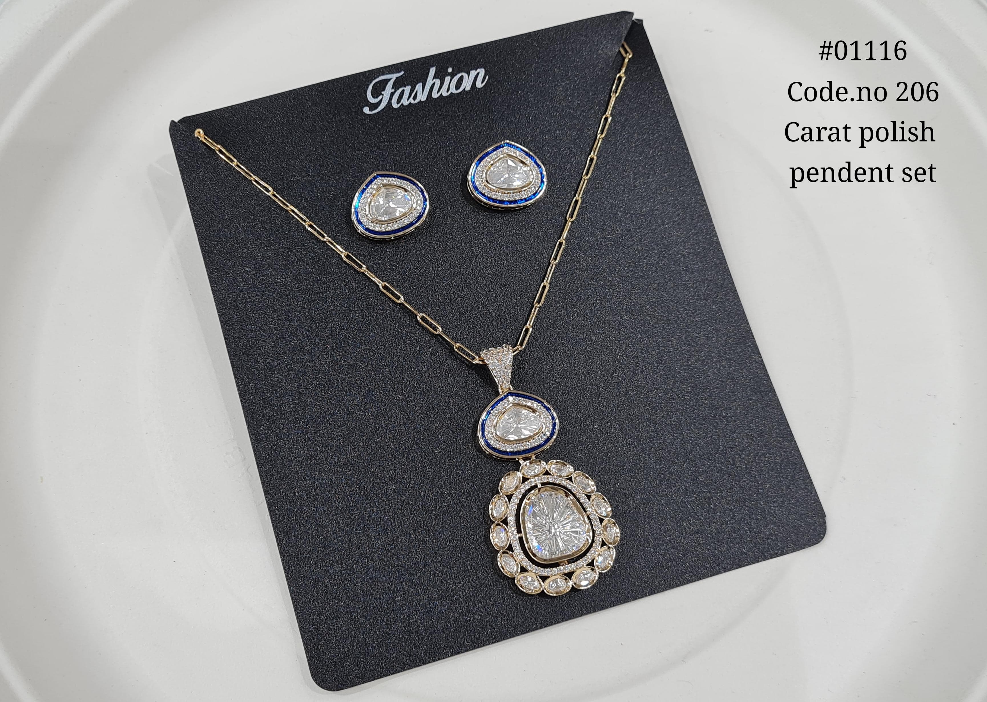 Kundan Pendant set 01116 - 4