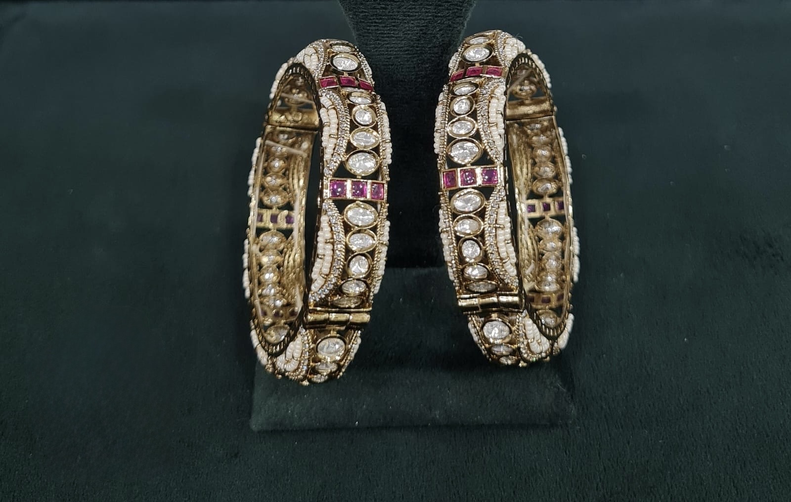 Kundan Bangles 06025 - 5