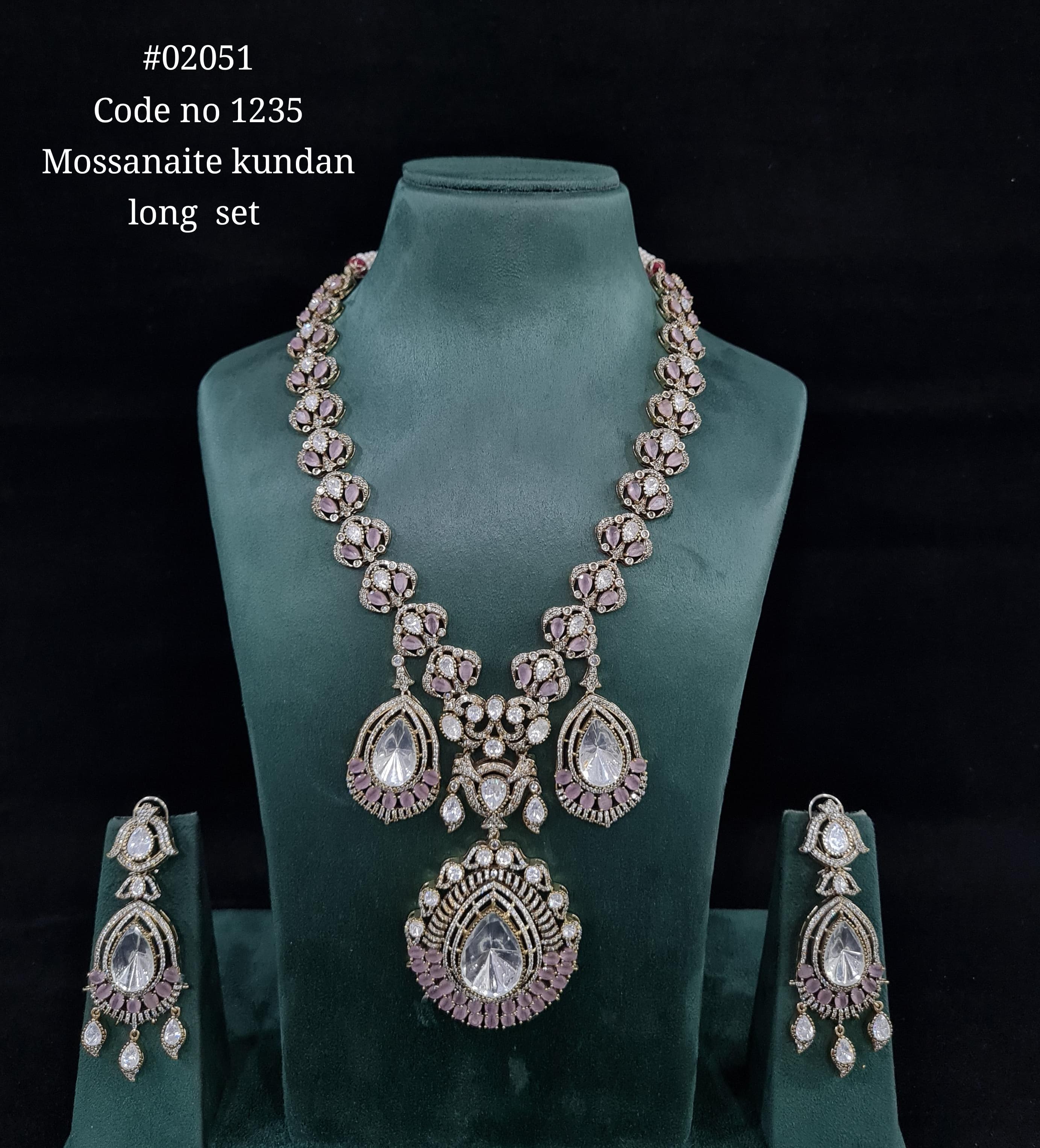 Victorian Kundan Long 02051 - 5