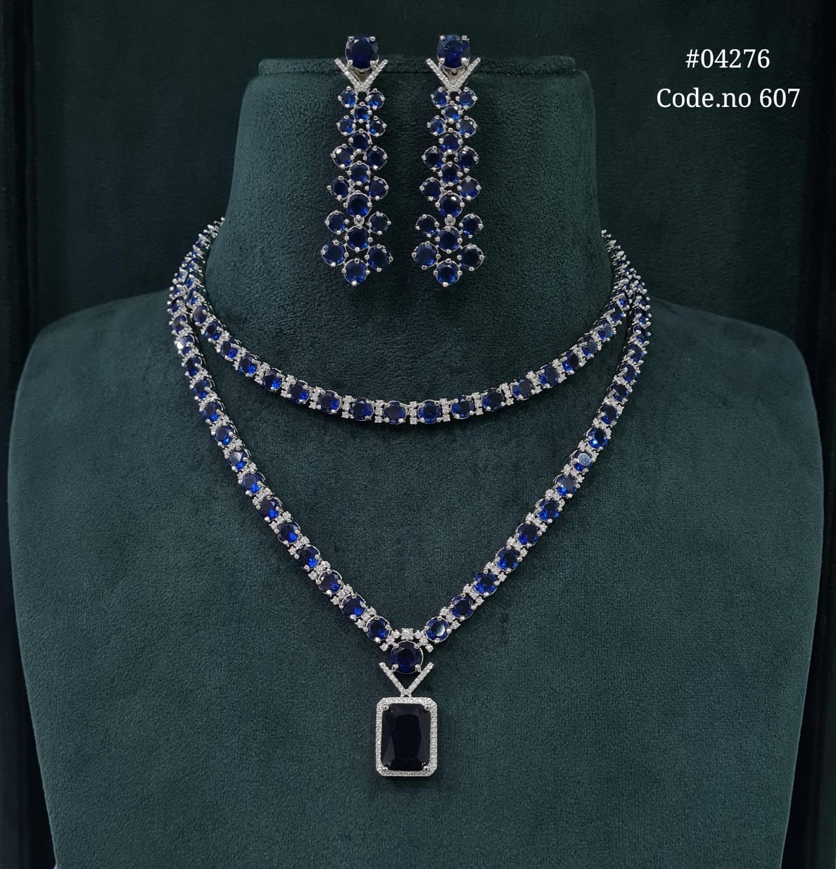 Cz Necklace 04276 - 10