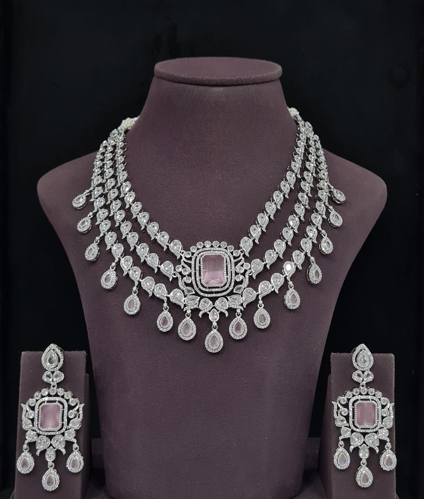 Cz Necklace 11425 - 3
