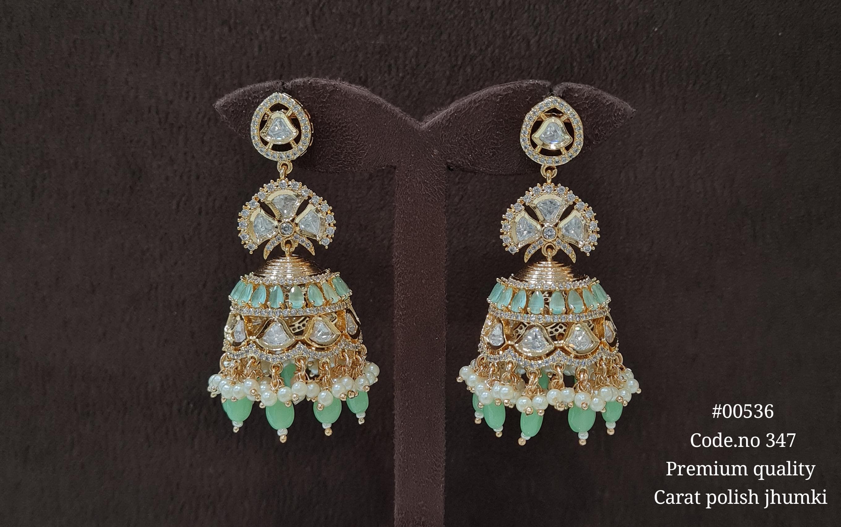 Kundan Jhumka 00536 - 10