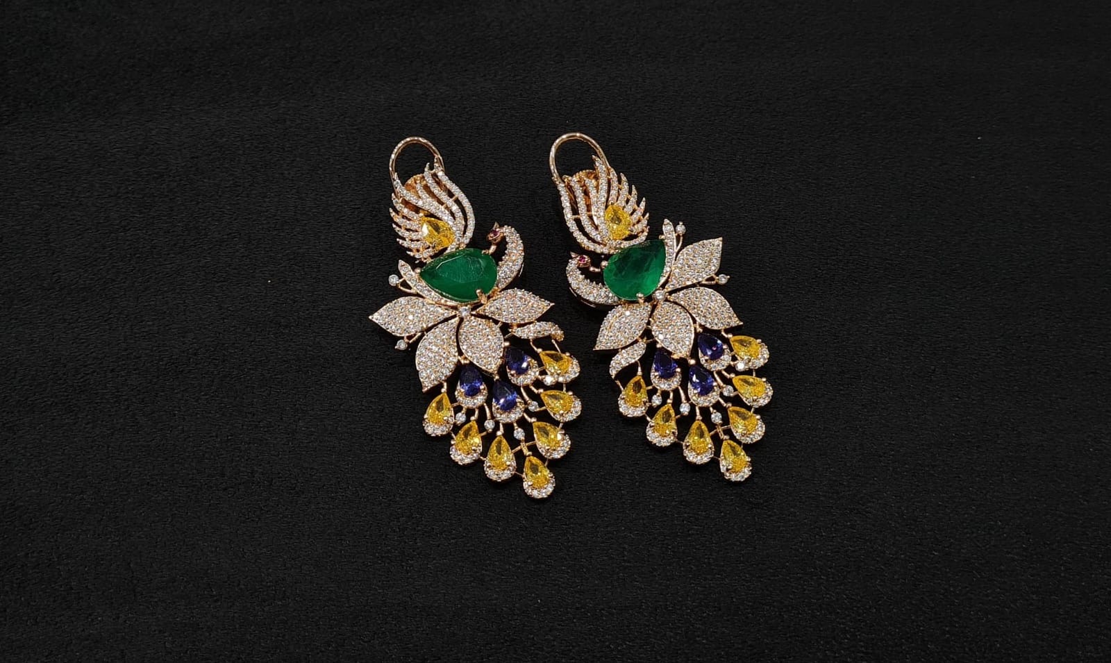 Cz Earrings 10343 - 4